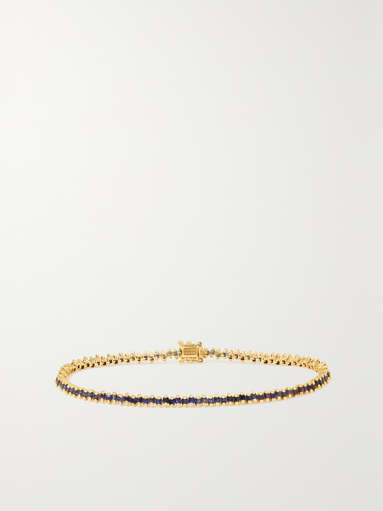 Suzanne Kalan 18-karat Gold Sapphire Tennis Bracelet