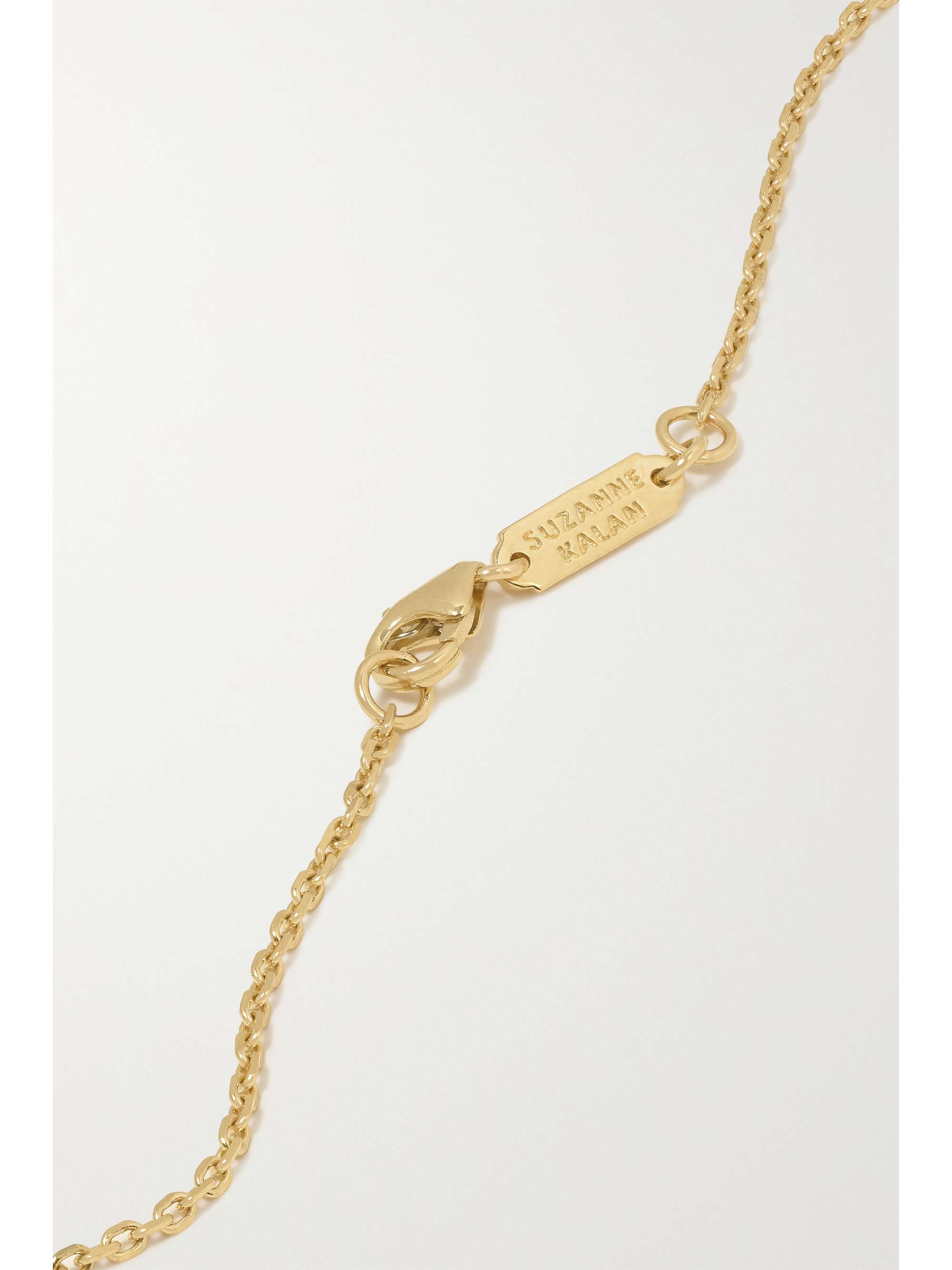 Gold 18karat gold necklace SUZANNE KALAN NETAPORTER