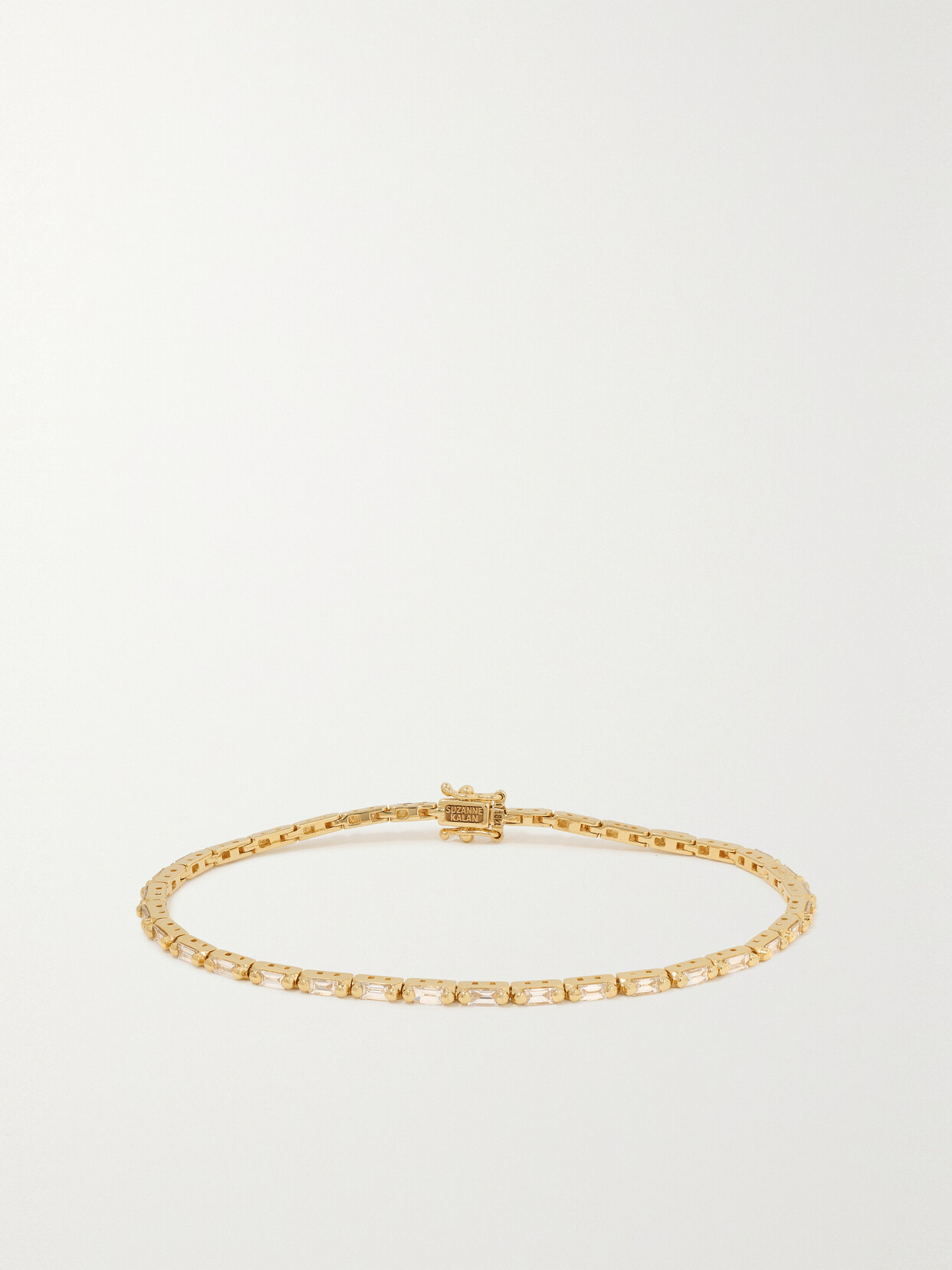 SUZANNE KALAN 18-KARAT GOLD DIAMOND TENNIS BRACELET