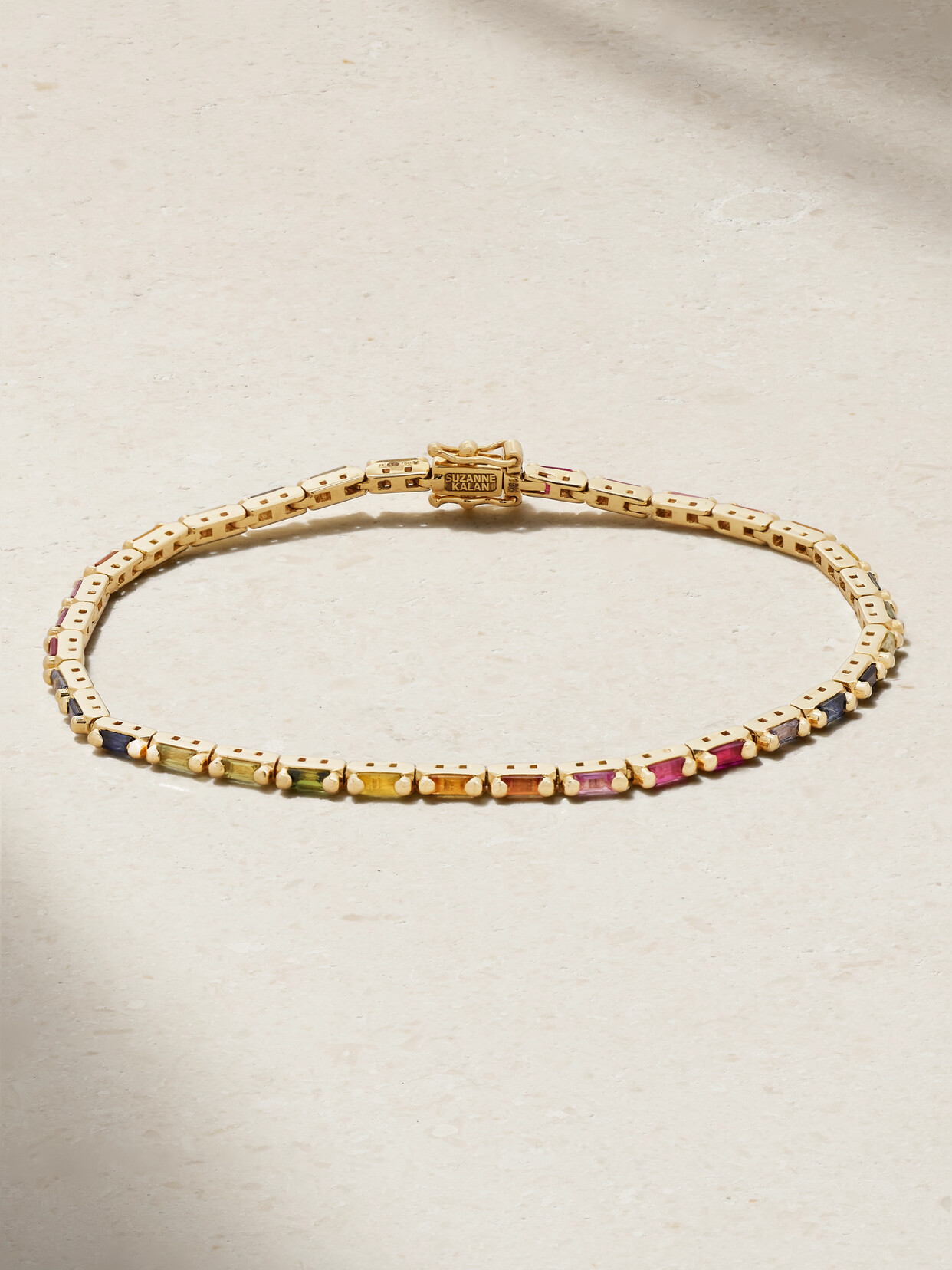 Suzanne Kalan 18-karat  Sapphire Tennis Bracelet