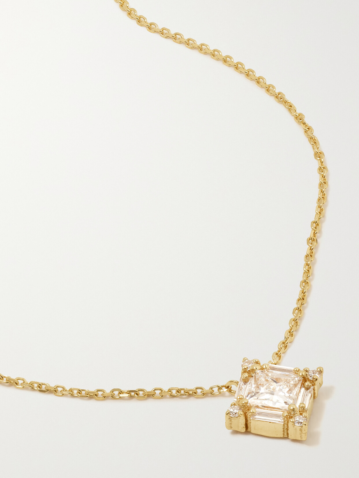 Suzanne Kalan 18-karat  Diamond Necklace