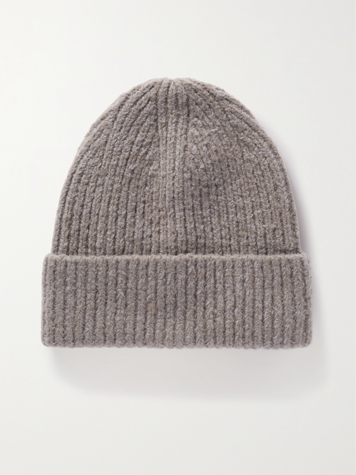 Acne Studios - Korval Ribbed-knit Beanie - Gray