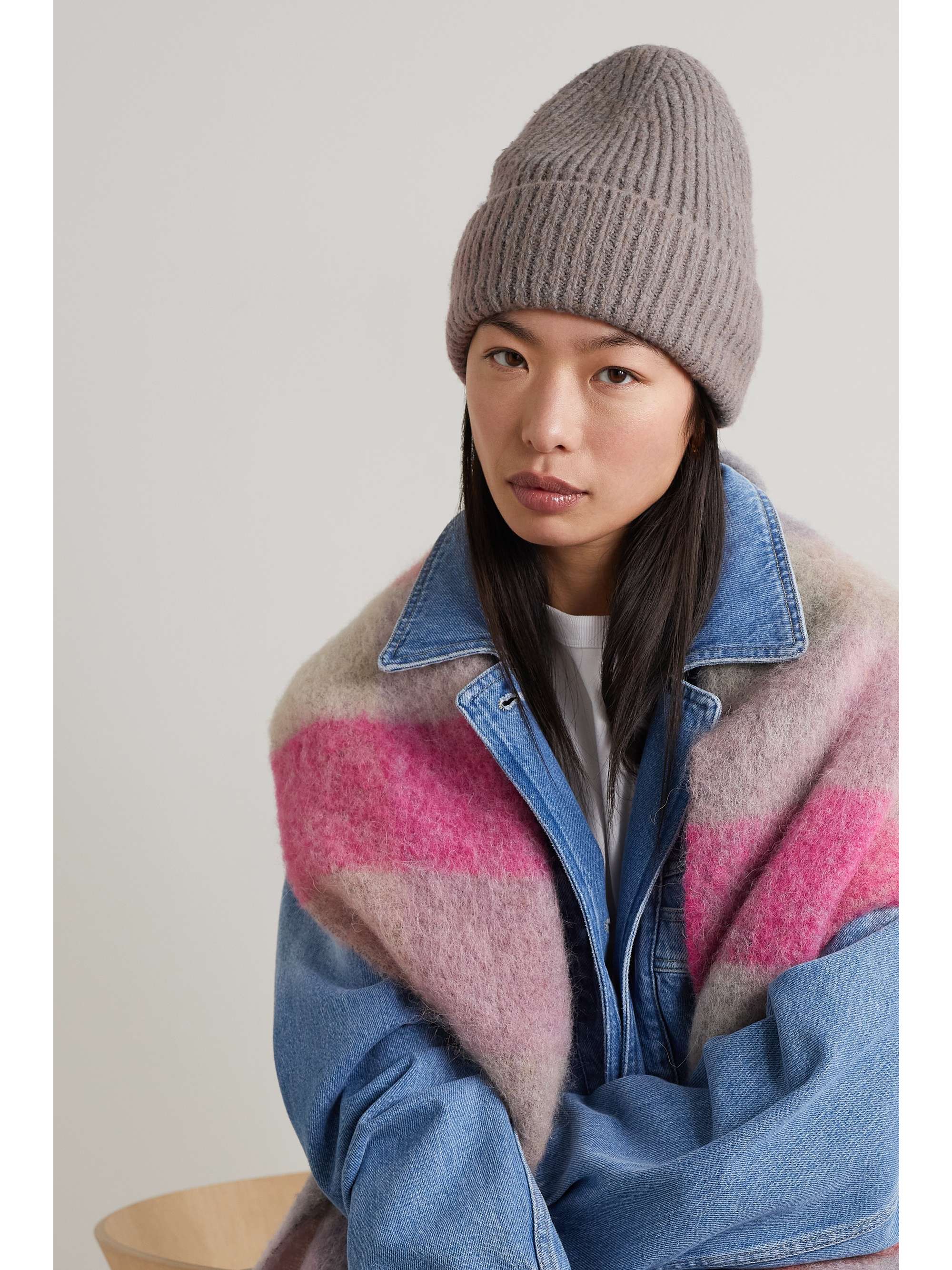 ACNE STUDIOS Korval ribbed-knit beanie | NET-A-PORTER