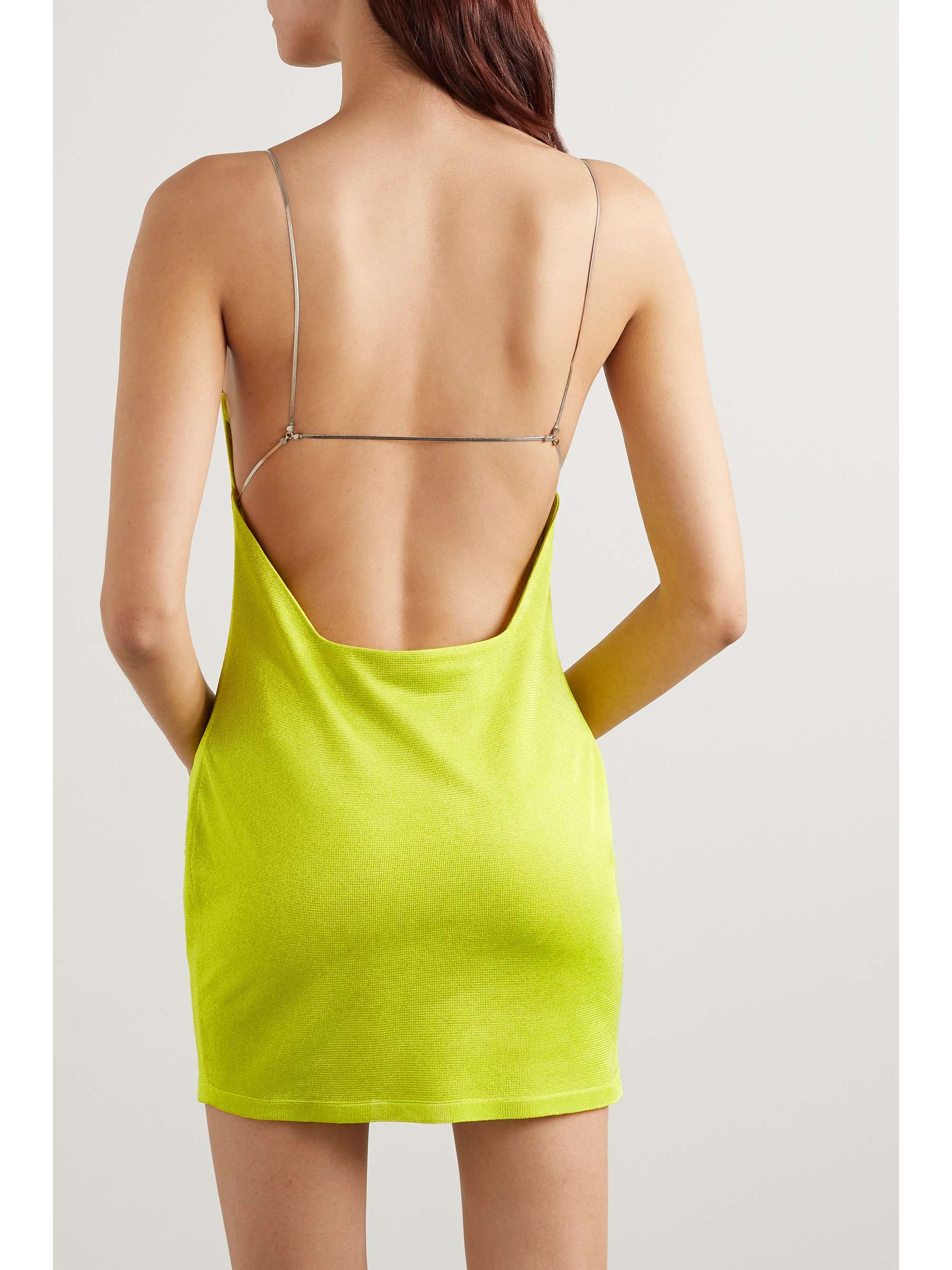 GAUGE81 Hira chainembellished recycled jersey mini dress NETAPORTER