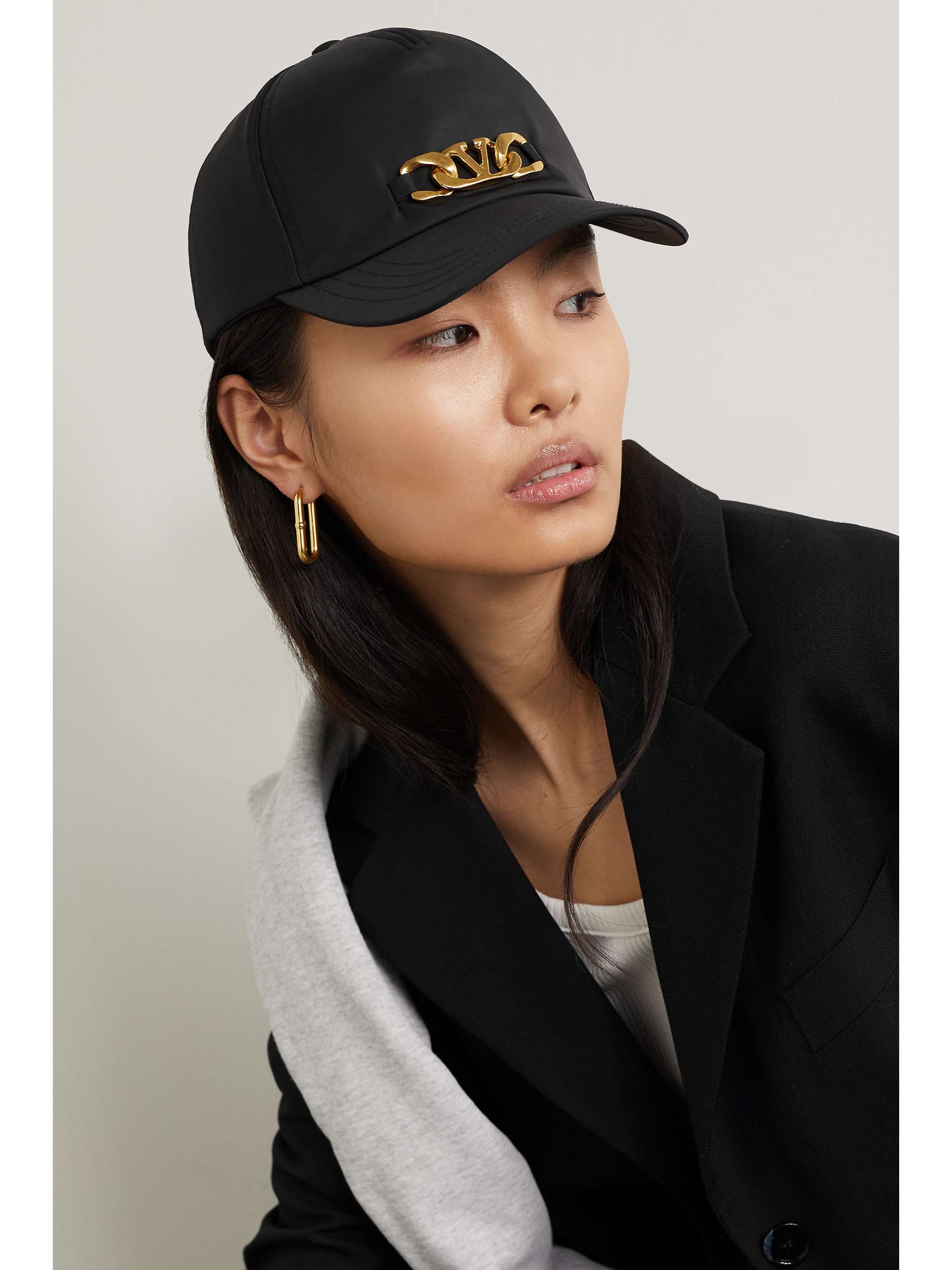 VALENTINO GARAVANI VLOGO embellished twill baseball cap