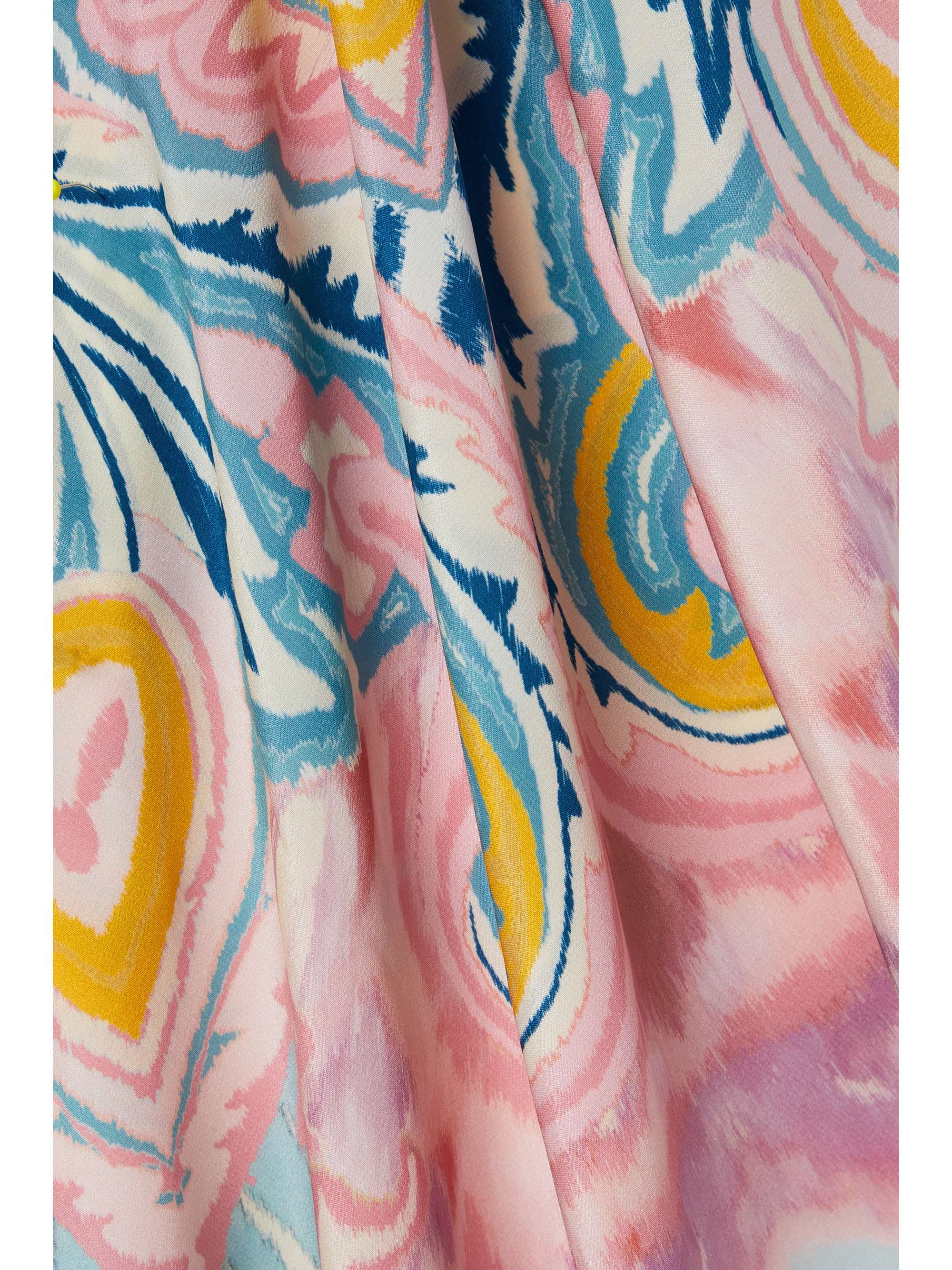ETRO Etro printed silk poncho