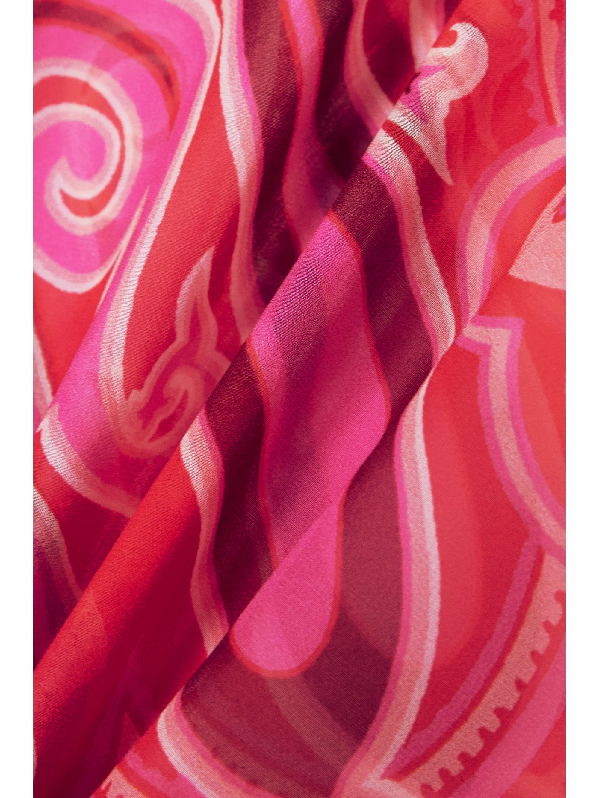 ETRO Paisley-print silk poncho