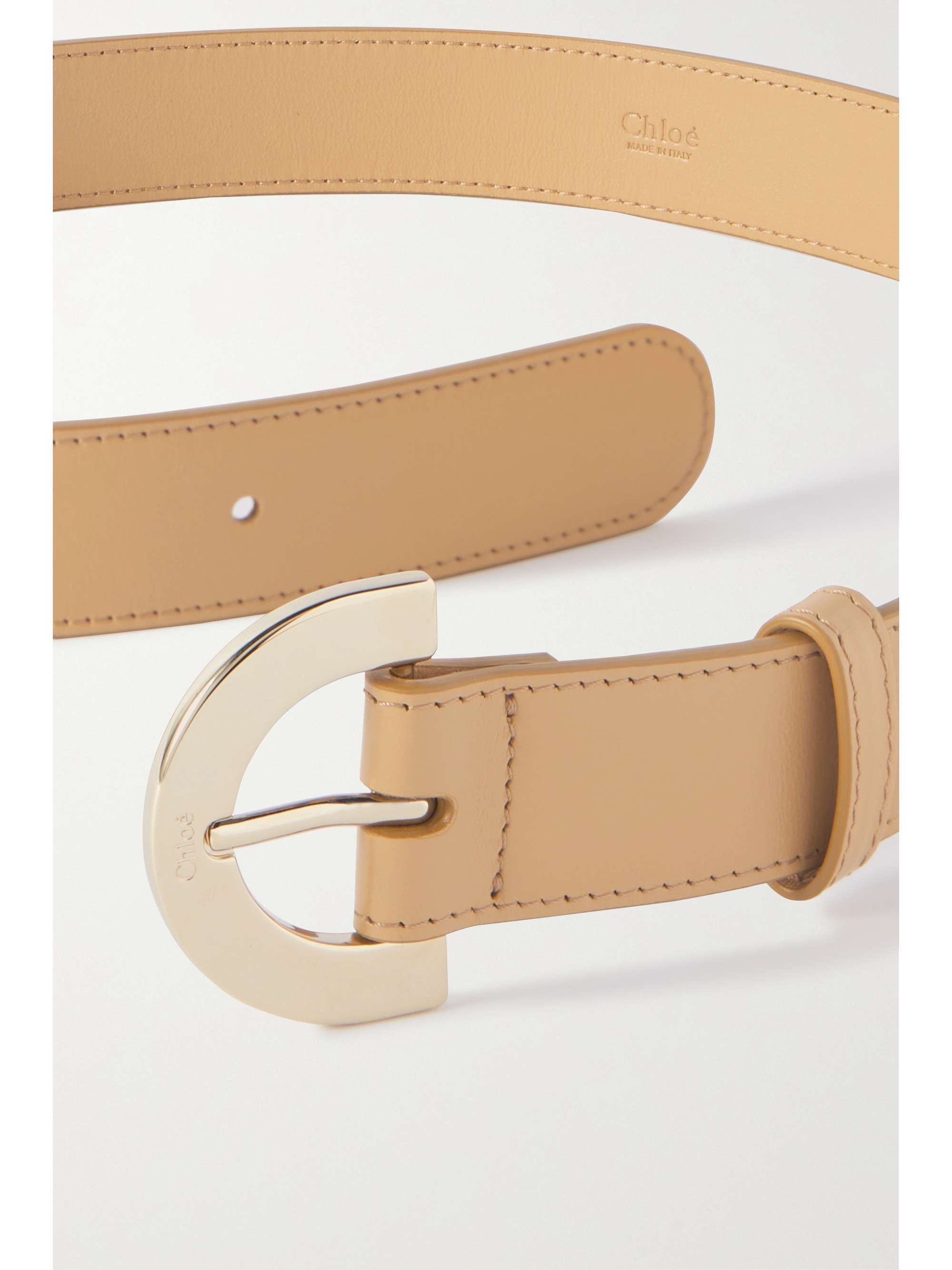 CHLOÉ C leather belt