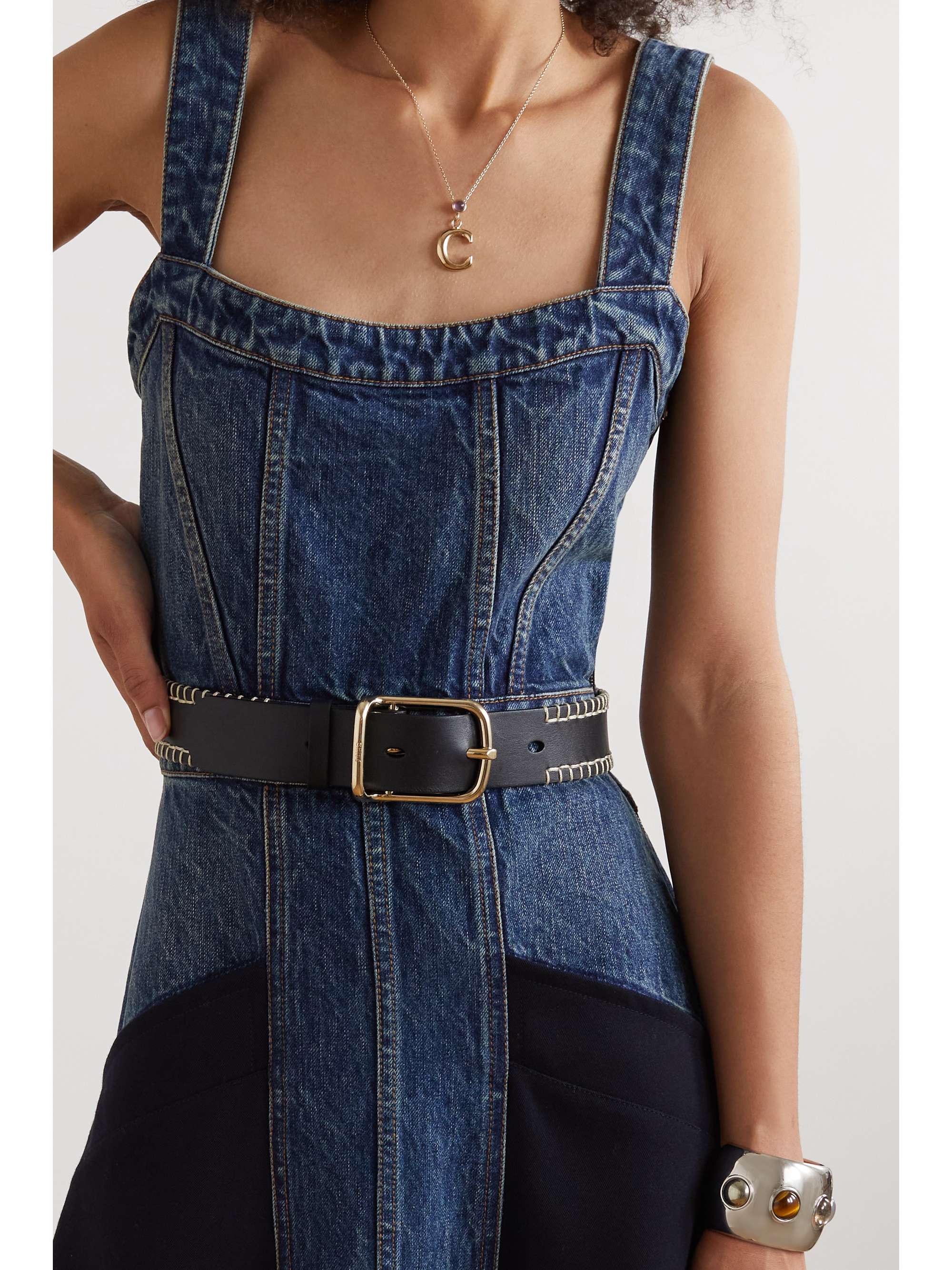 CHLOÉ Louela leather waist belt
