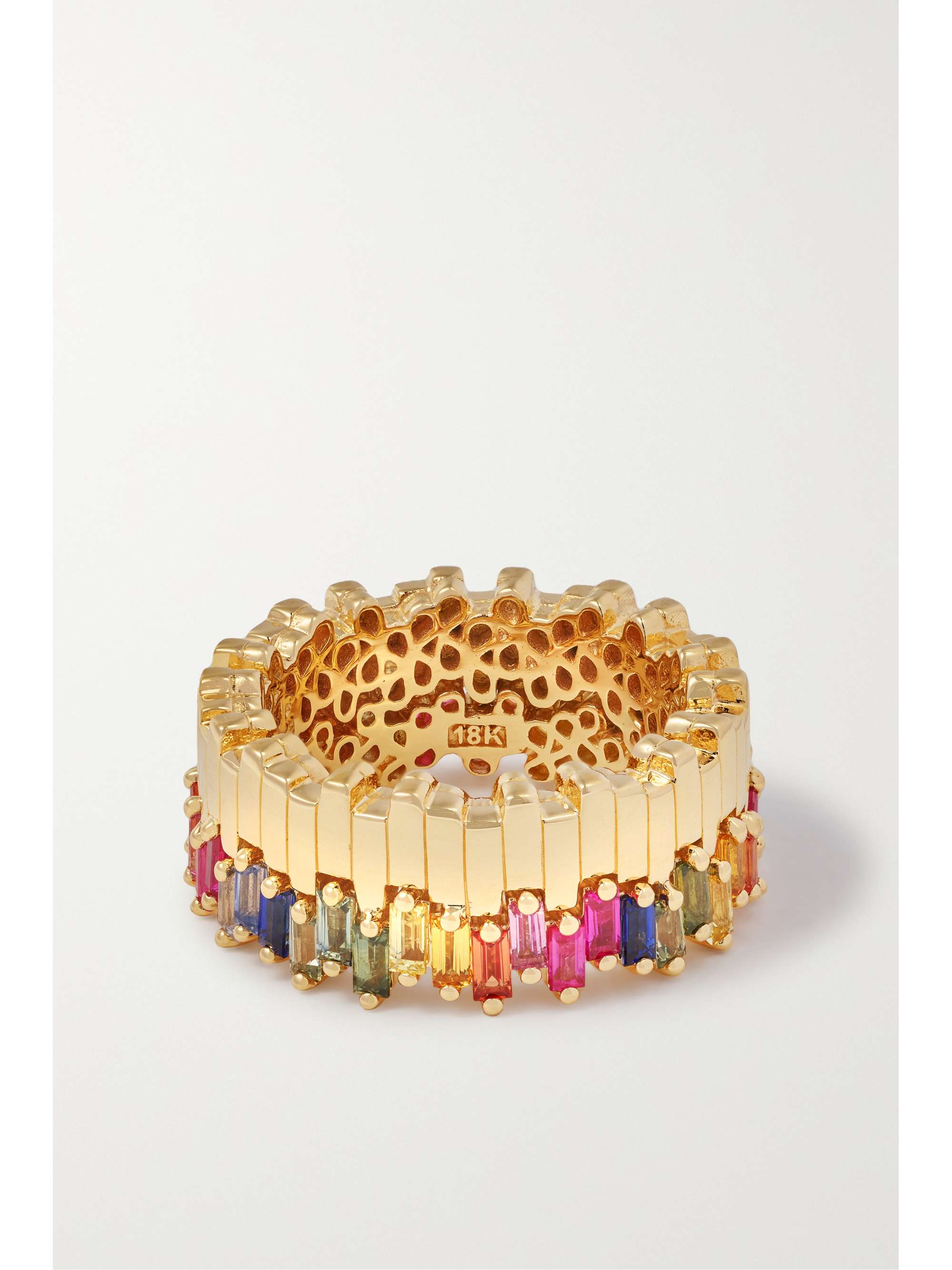 SUZANNE KALAN 18K 黄金蓝宝石戒指