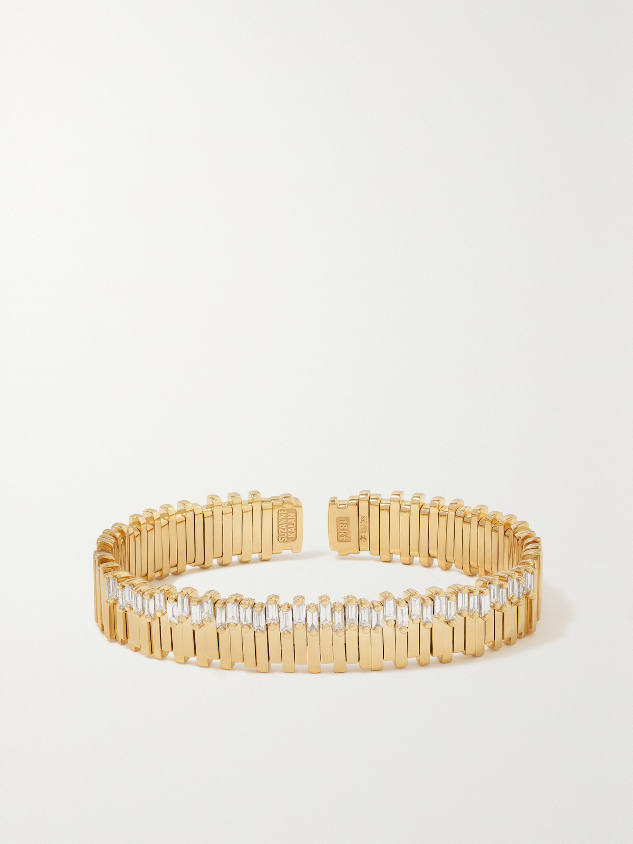 Suzanne Kalan 18-karat Gold Diamond Bracelet