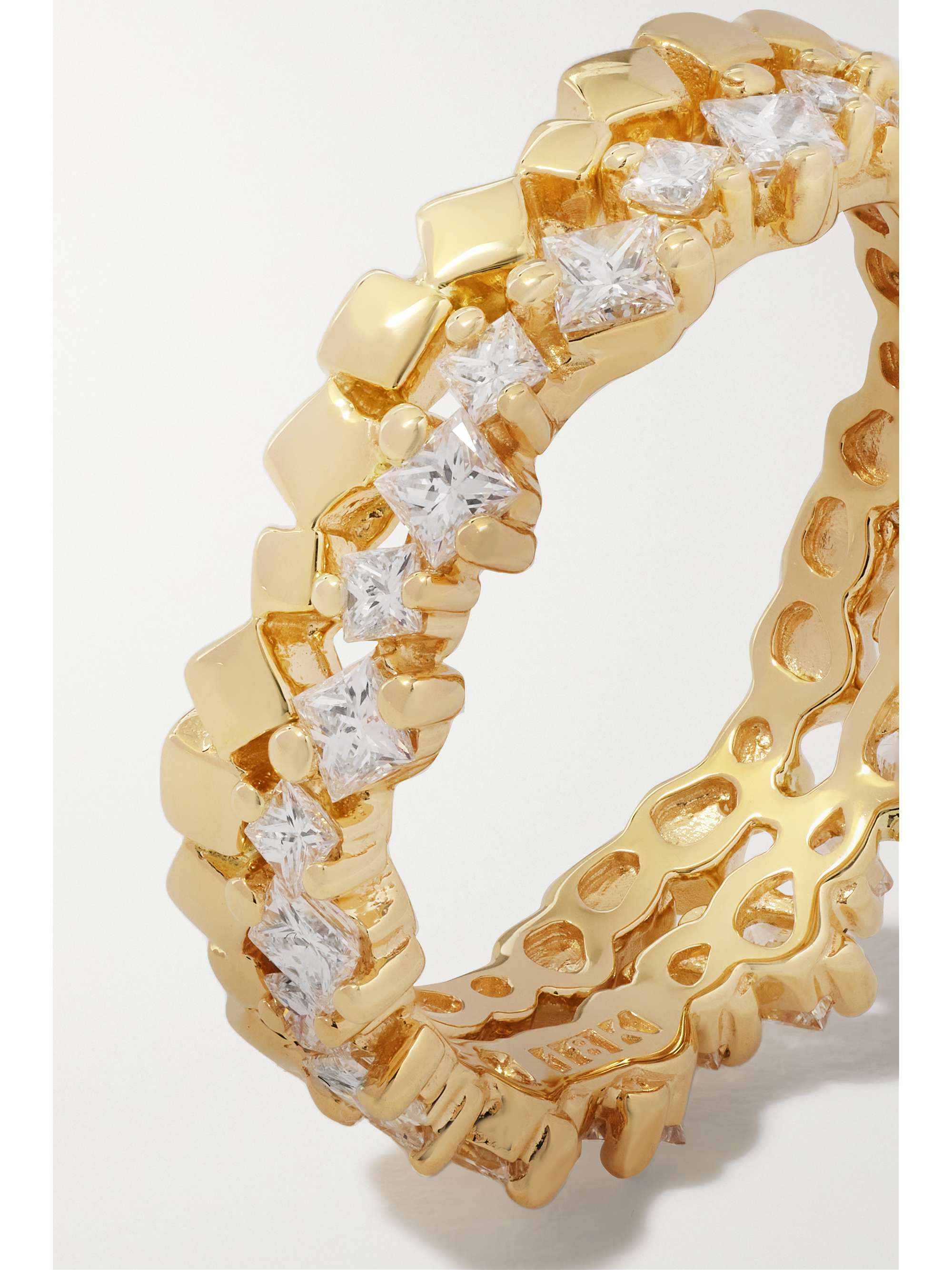 SUZANNE KALAN 18-karat gold diamond ring