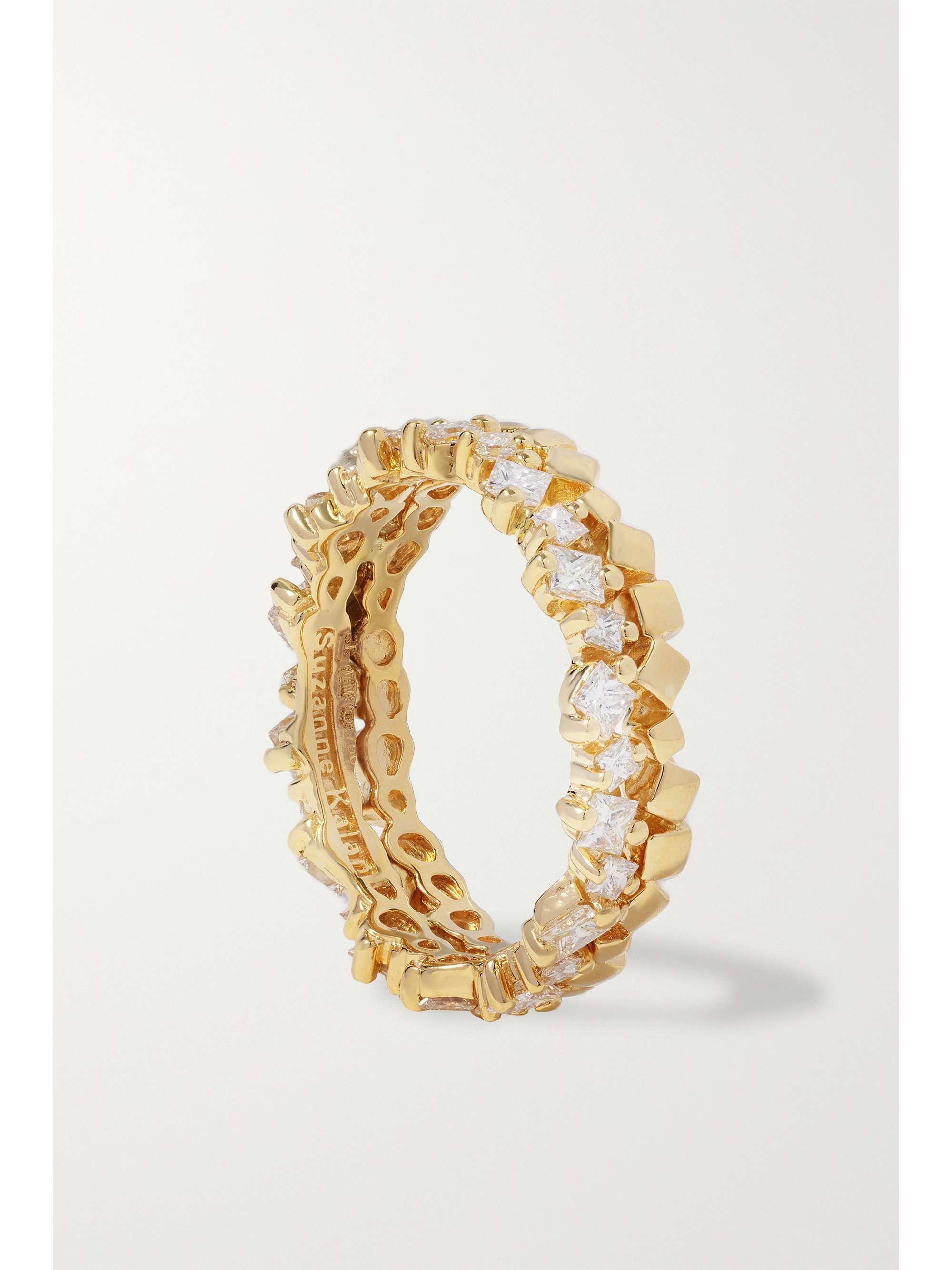 SUZANNE KALAN 18-karat gold diamond ring