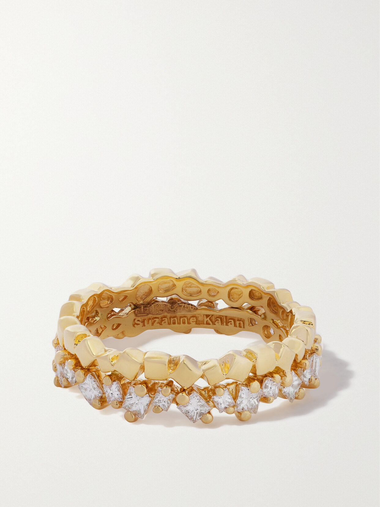 Suzanne Kalan - 18-karat Gold Diamond Ring - 7