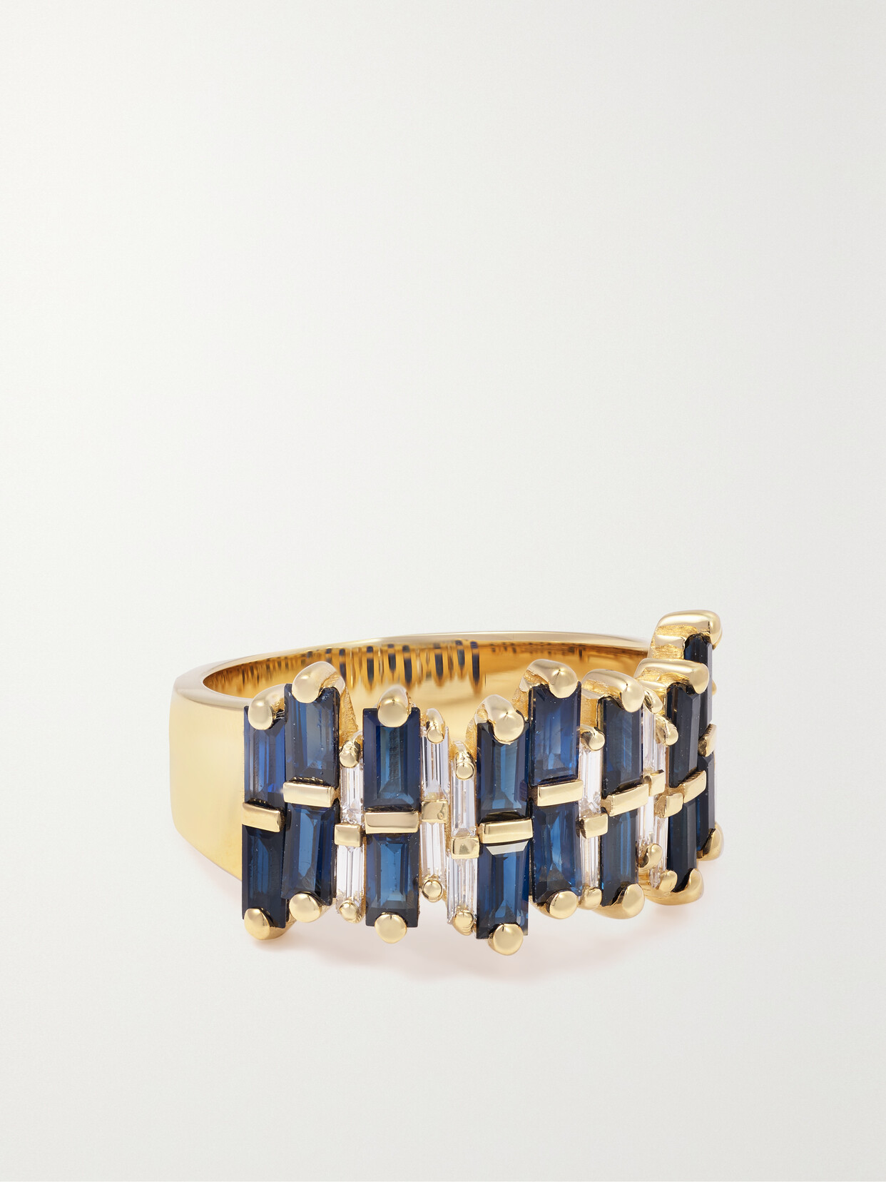 Suzanne Kalan 18-karat Gold, Sapphire And Diamond Ring