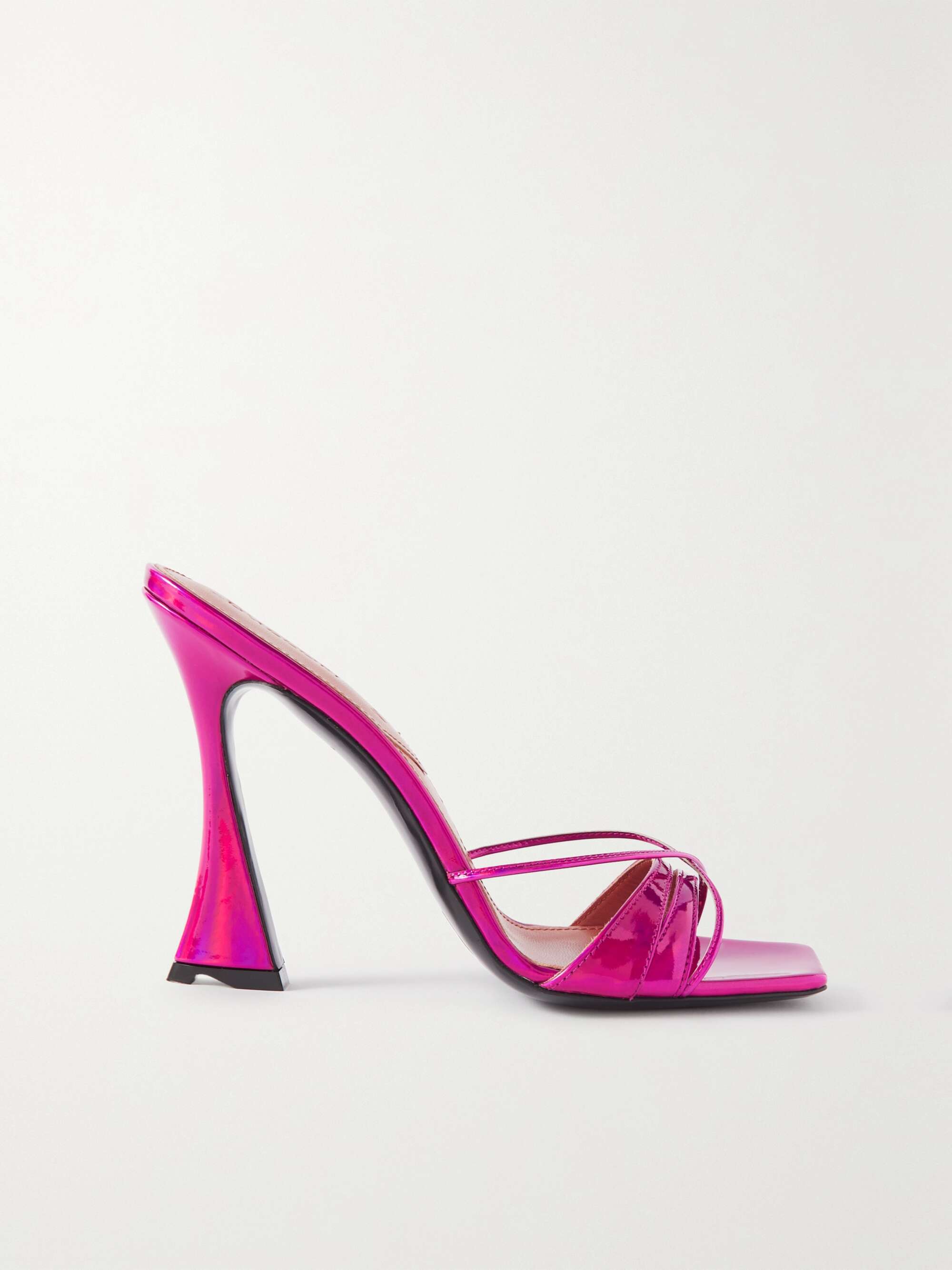 D'ACCORI Lust iridescent metallic leather mules | NET-A-PORTER