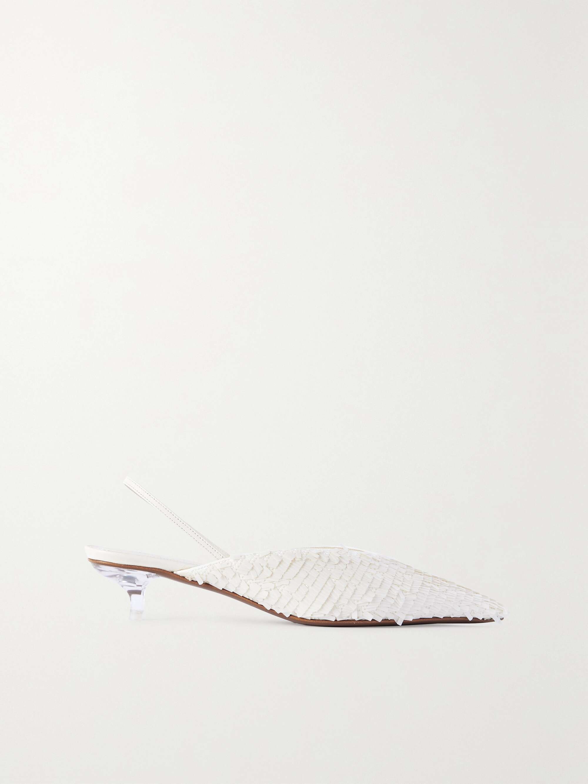 NEOUS Irena sequined leather slingback pumps | NET-A-PORTER