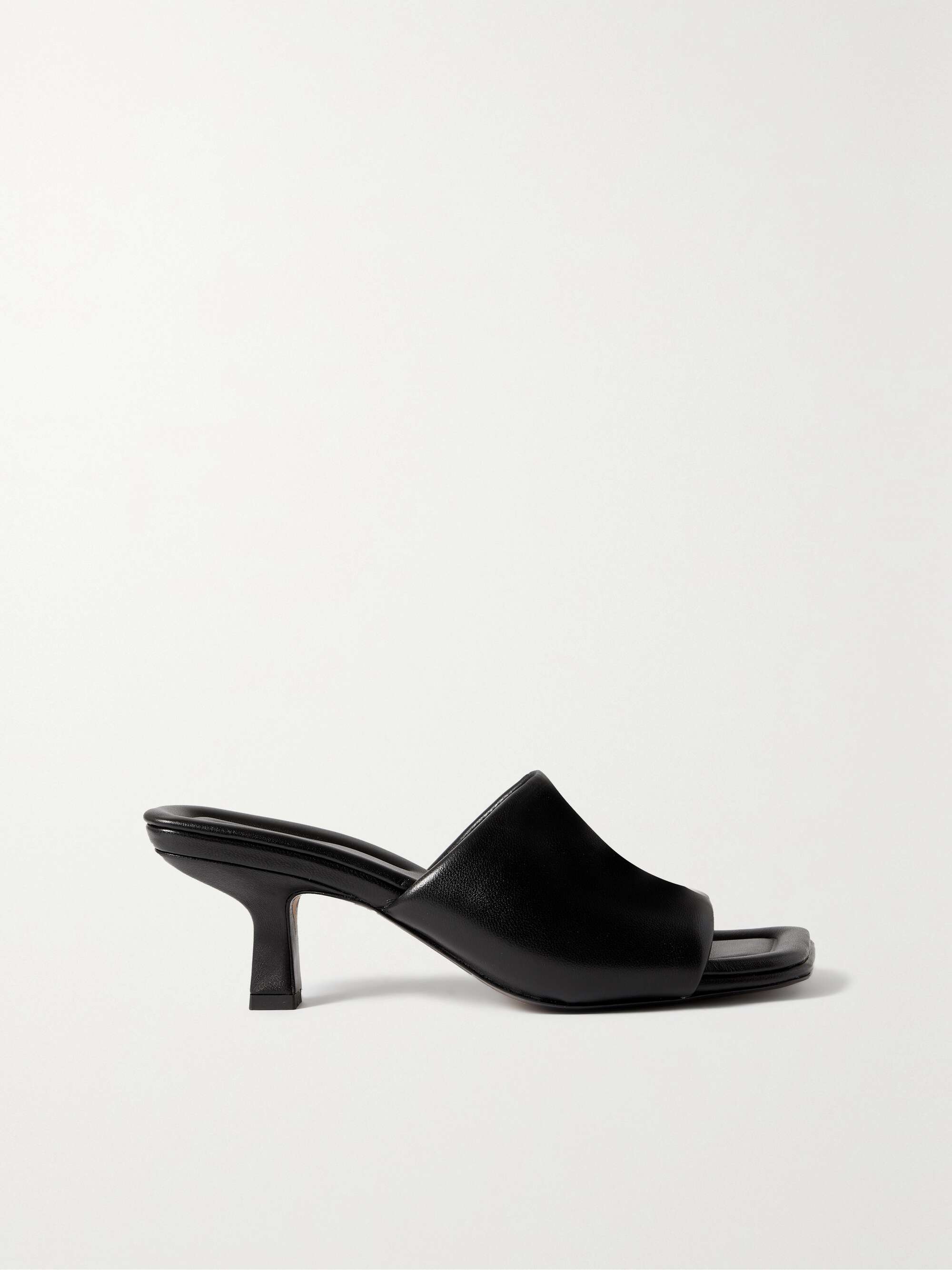 VINCE Ceil padded leather mules | NET-A-PORTER