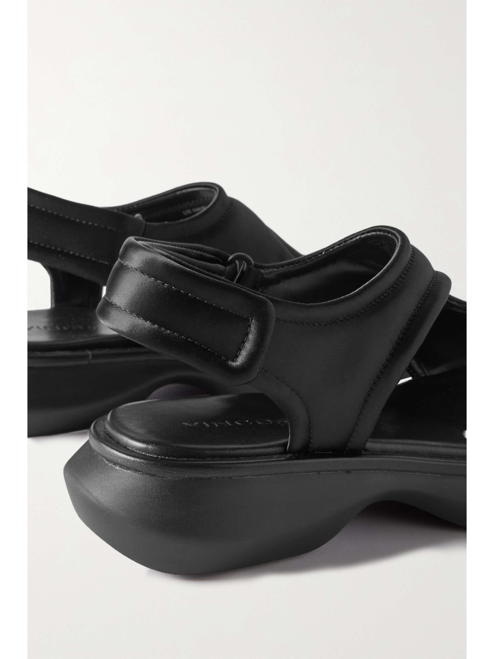 VINCE Fresca satin platform sandals
