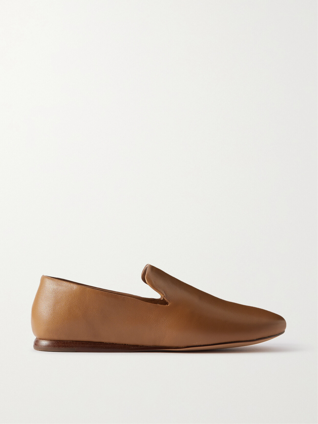 Vince Demi Leather Loafers - Brown