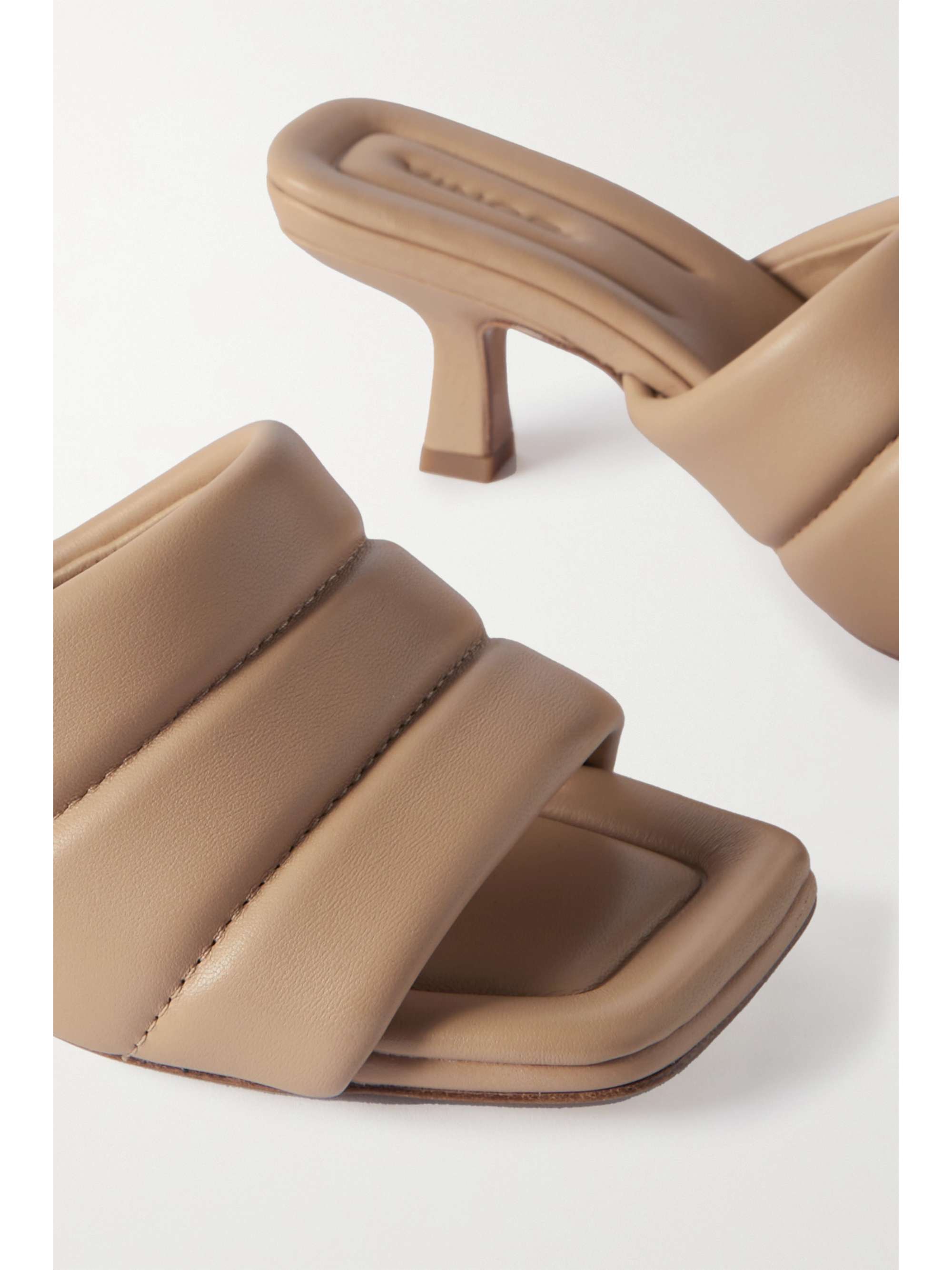 VINCE Ceil quilted leather mules