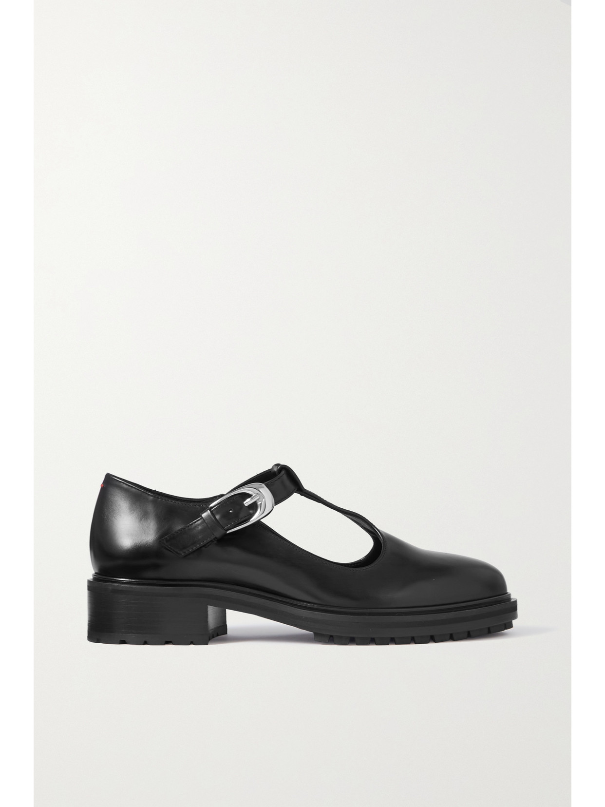 aeyde - Roberta Leather Mary Jane Pumps - Black