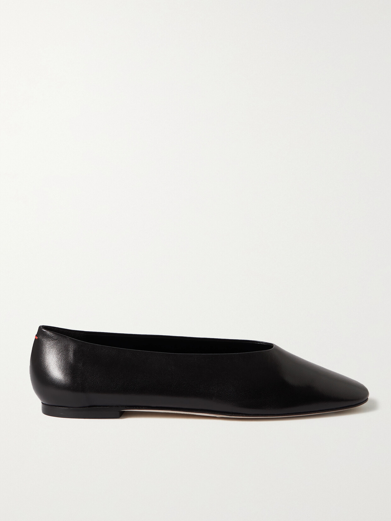 aeyde - Kirsten Leather Ballet Flats - Black