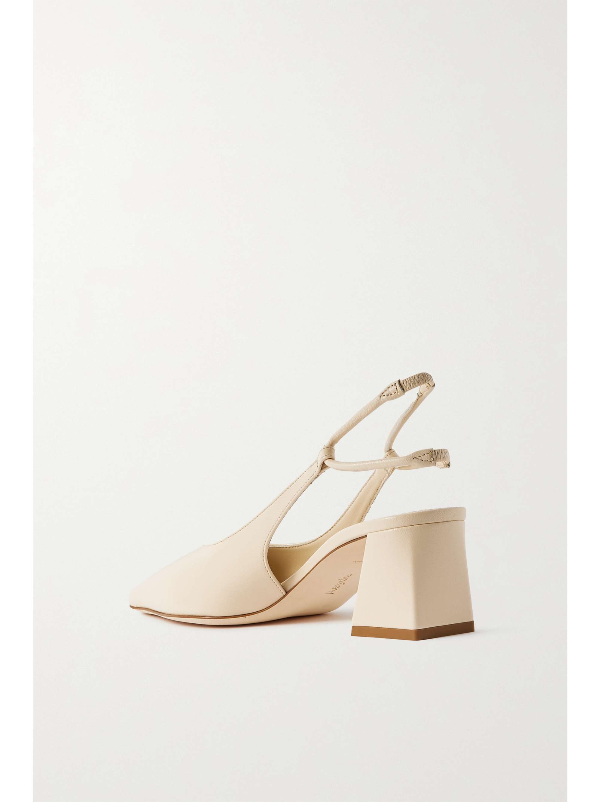 AEYDE Polly leather slingback pumps