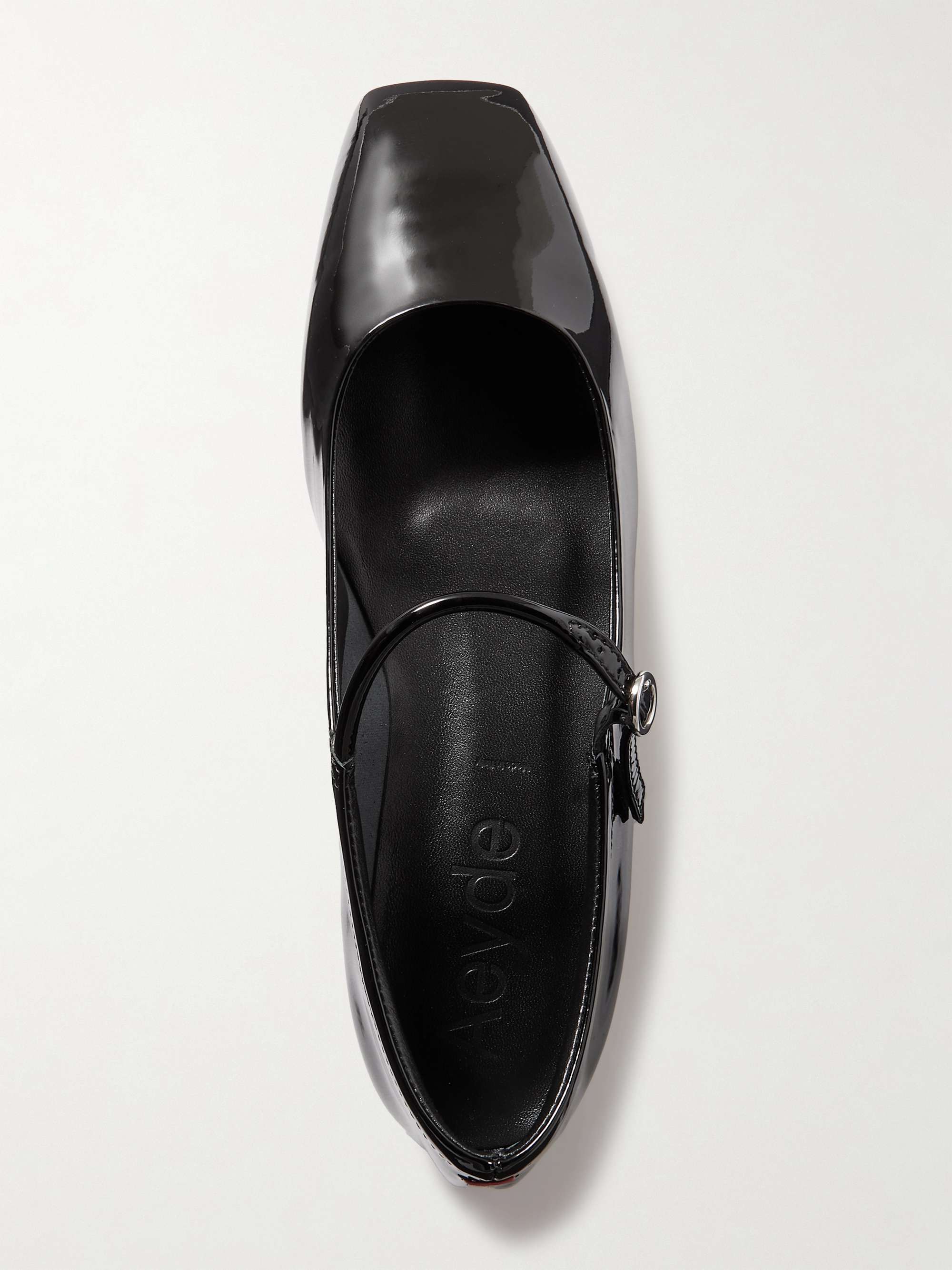 AEYDE Uma patent-leather Mary Jane ballet flats | NET-A-PORTER