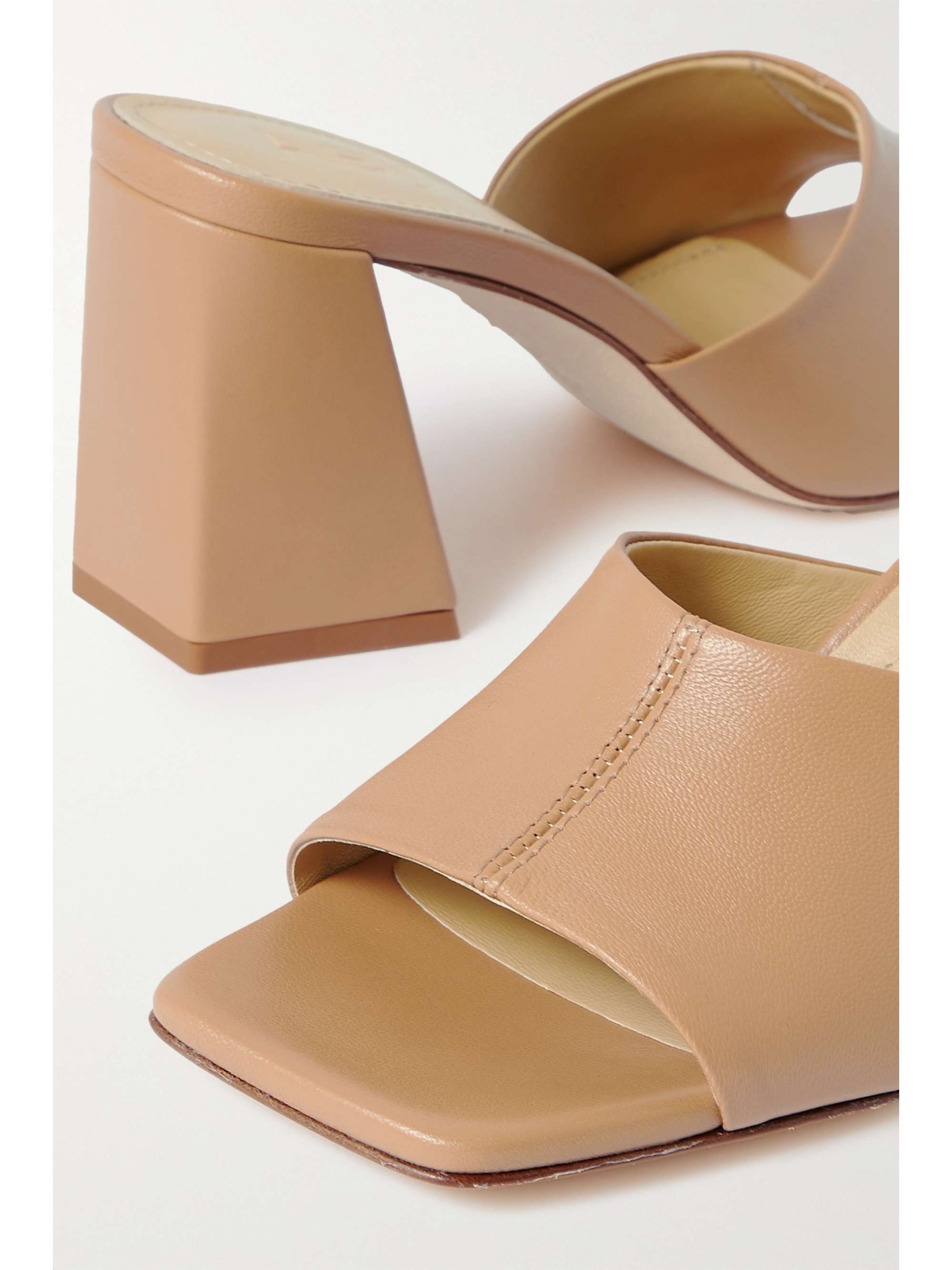 AEYDE Sandi leather mules