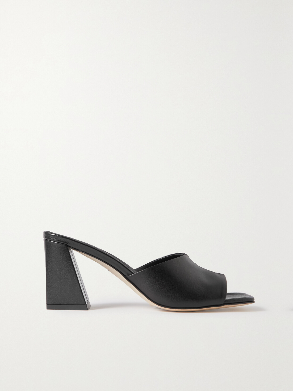 aeyde - Sandi Leather Mules - Black