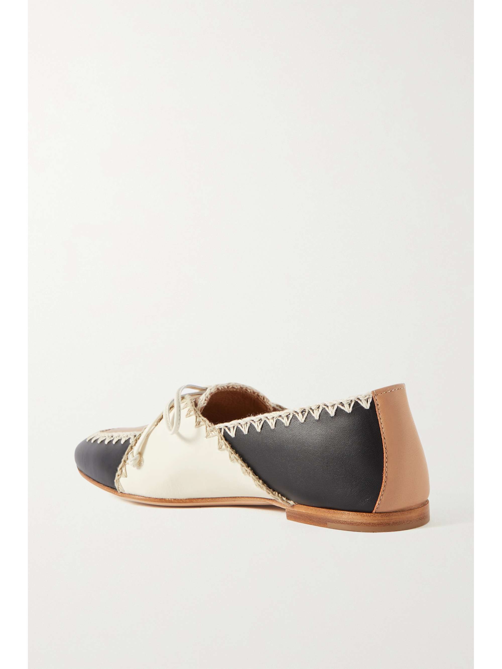 GABRIELA HEARST Hawett color-block leather point-toe flats