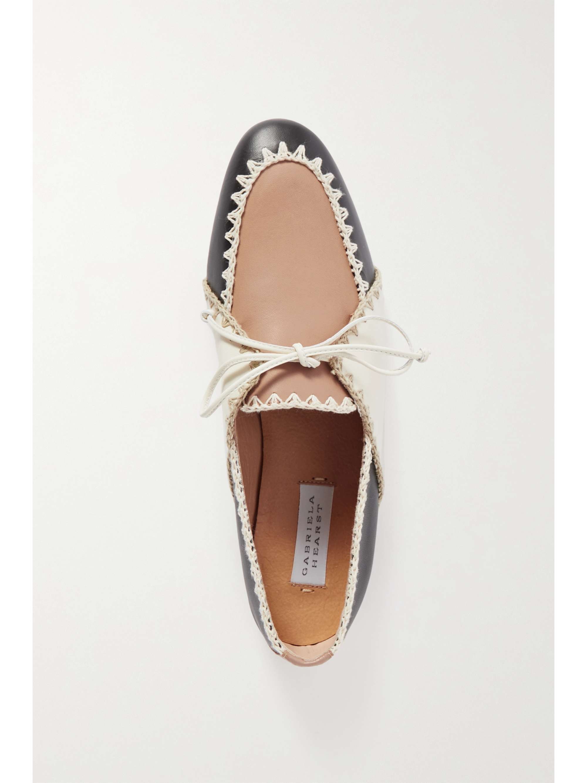GABRIELA HEARST Hawett color-block leather point-toe flats