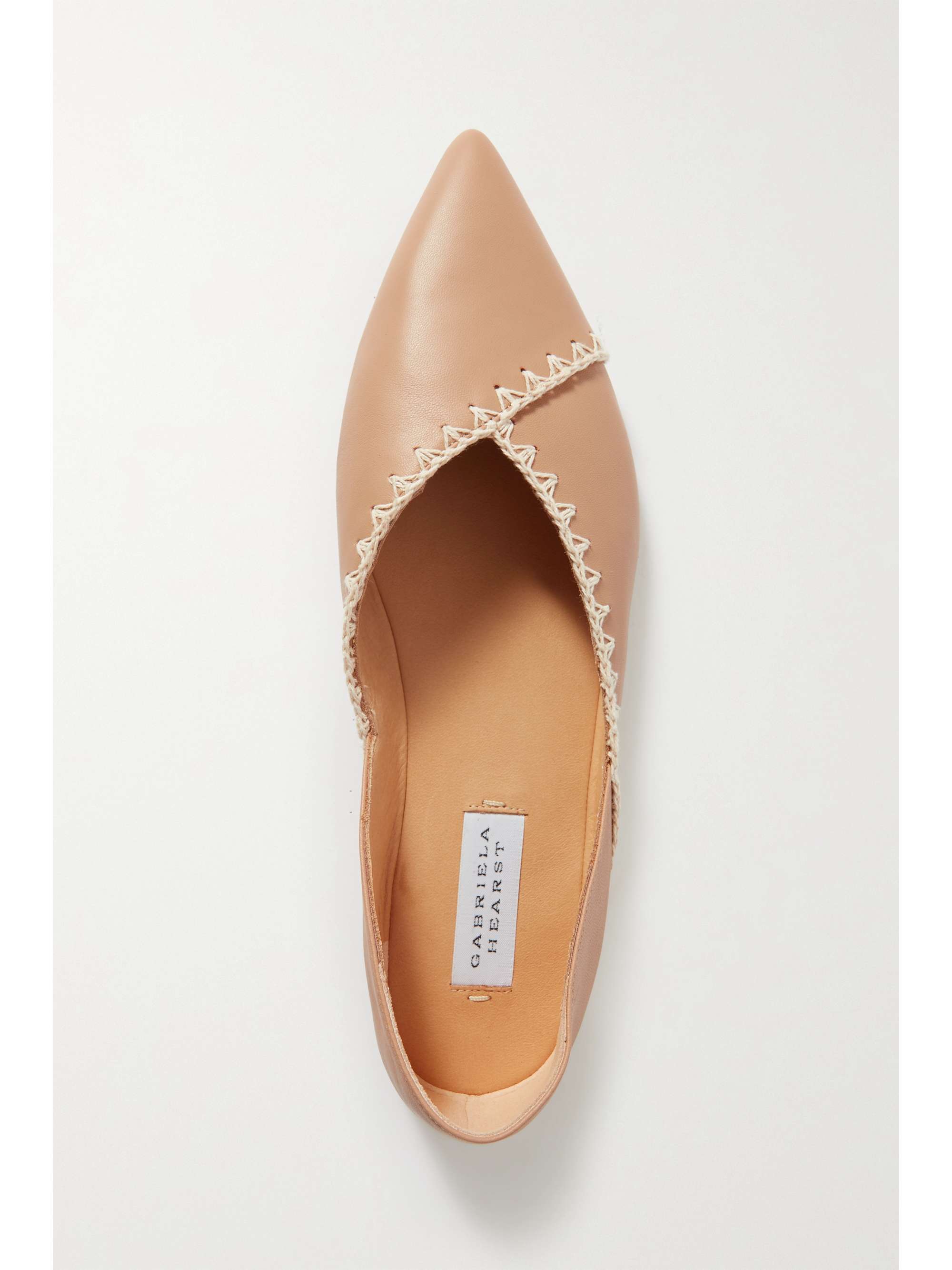 GABRIELA HEARST Avner leather point-toe flats