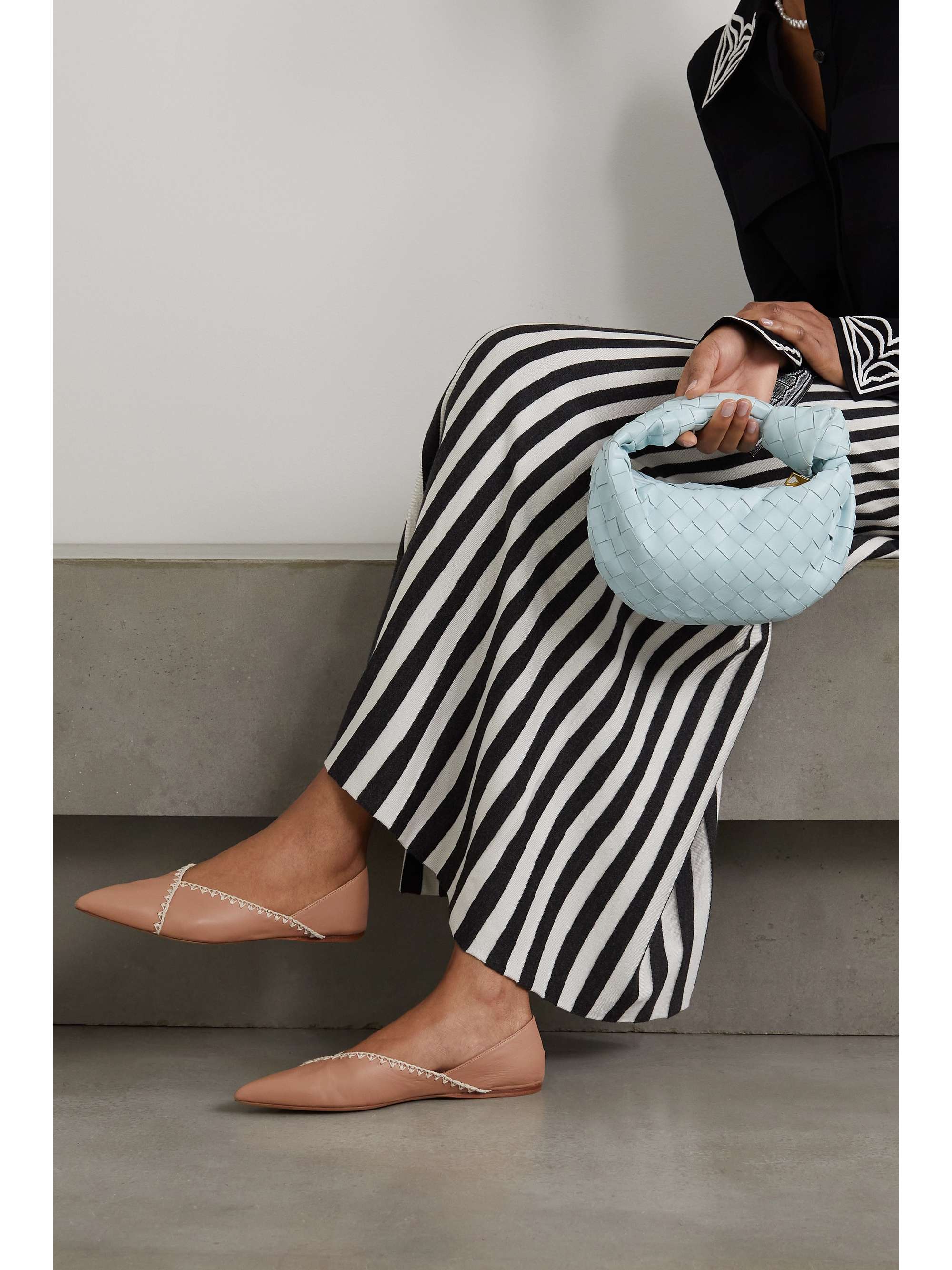GABRIELA HEARST Avner leather point-toe flats