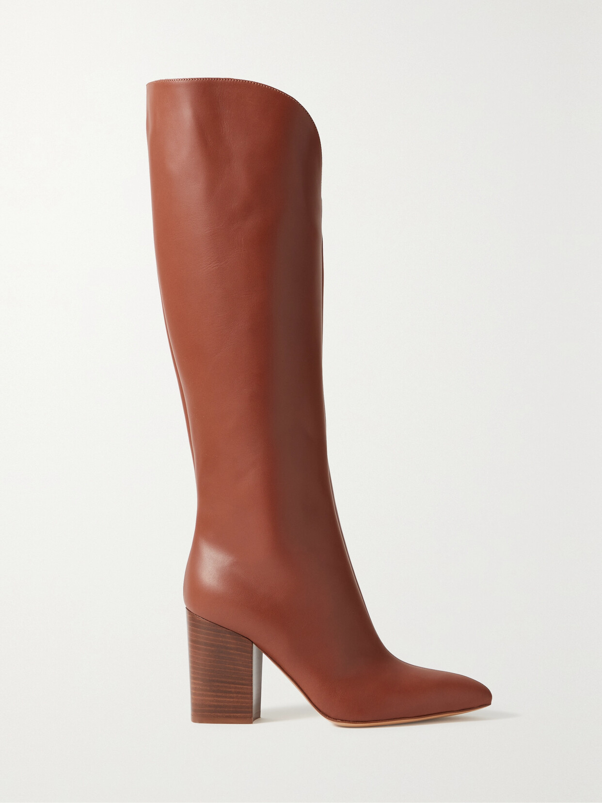 Gabriela Hearst - Cora Leather Knee Boots - Brown