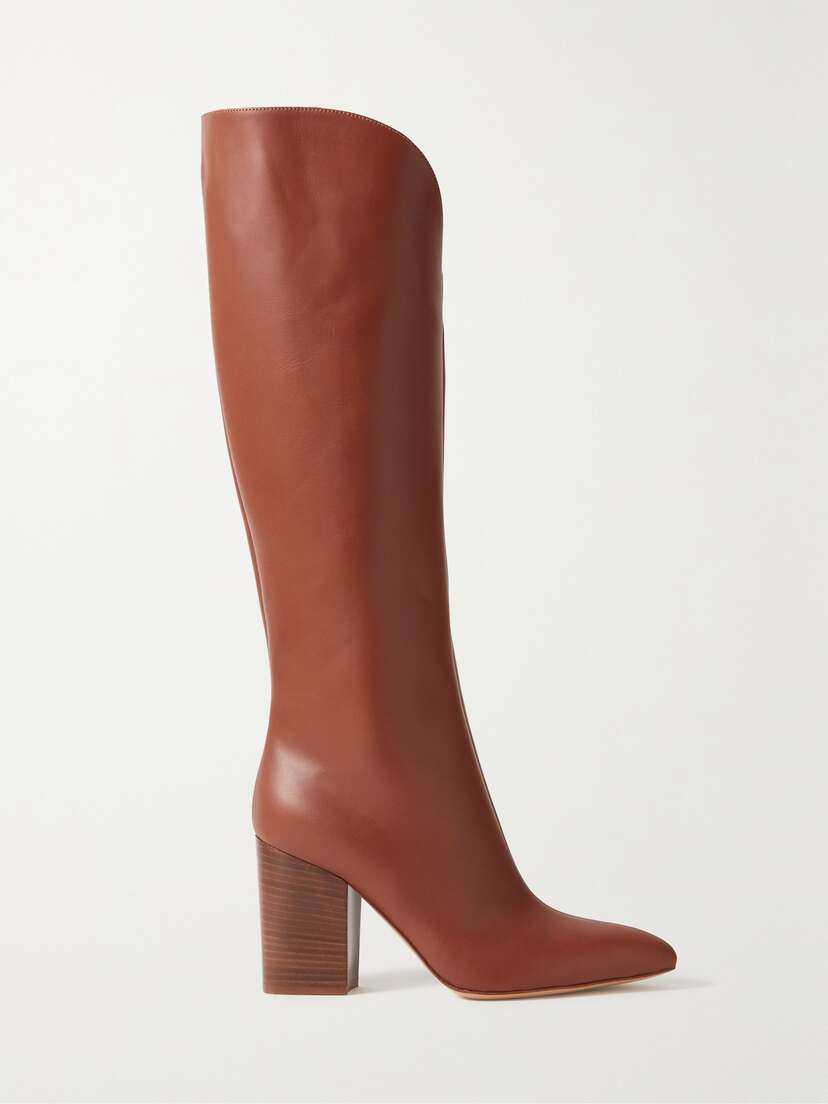 Gabriela Hearst Cora Leather Knee Boots