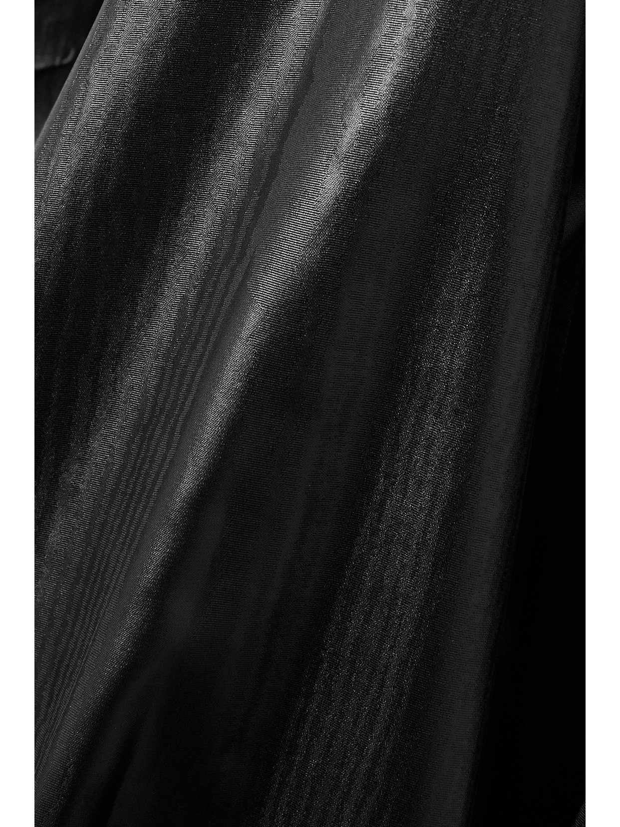 MAISON MARGIELA RUCHED MOIRE MAXI DRESS