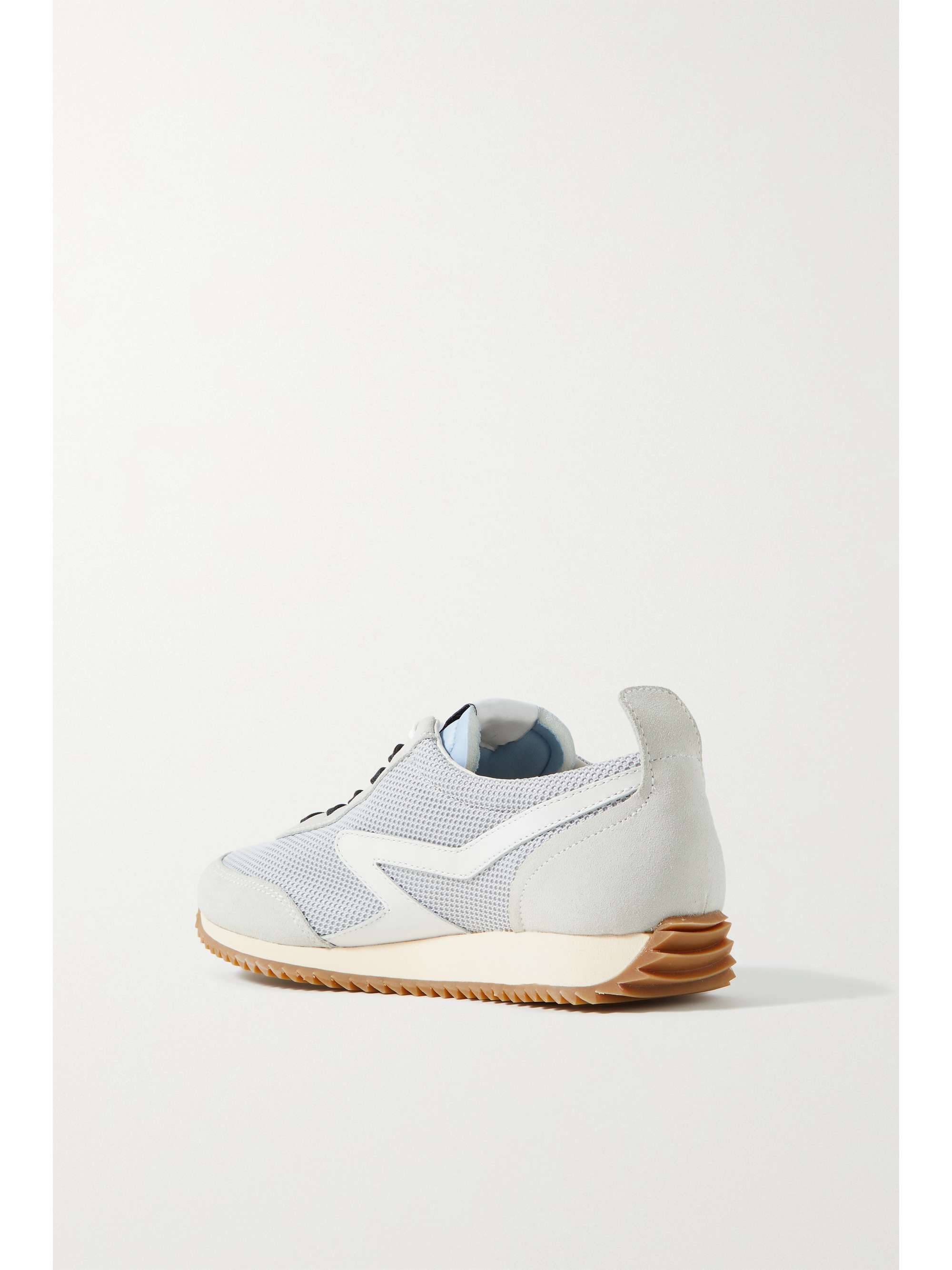 RAG & BONE Retro Runner suede and leather-trimmed recycled-mesh sneakers