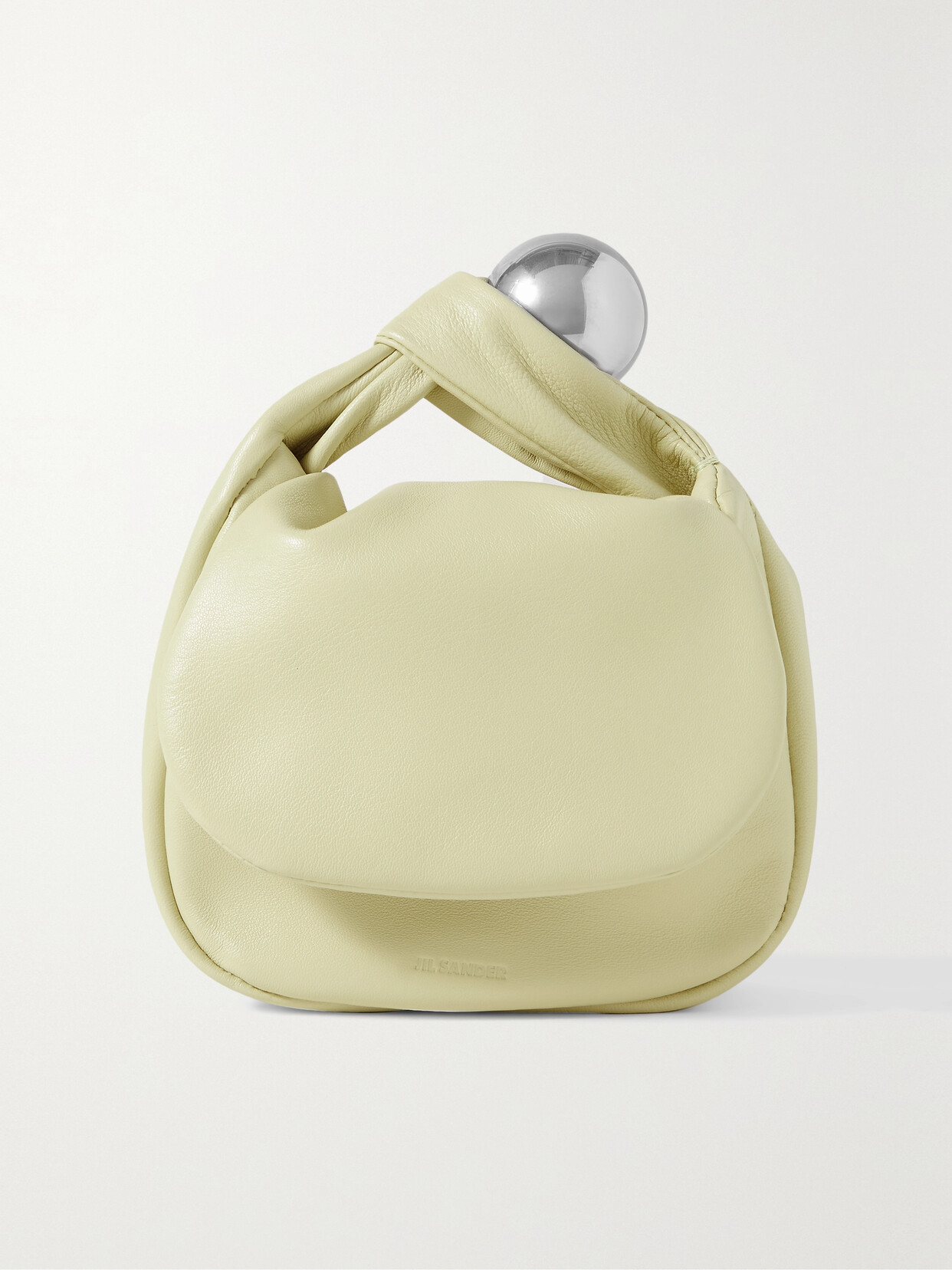 Jil Sander - Embellished Leather Tote - Yellow