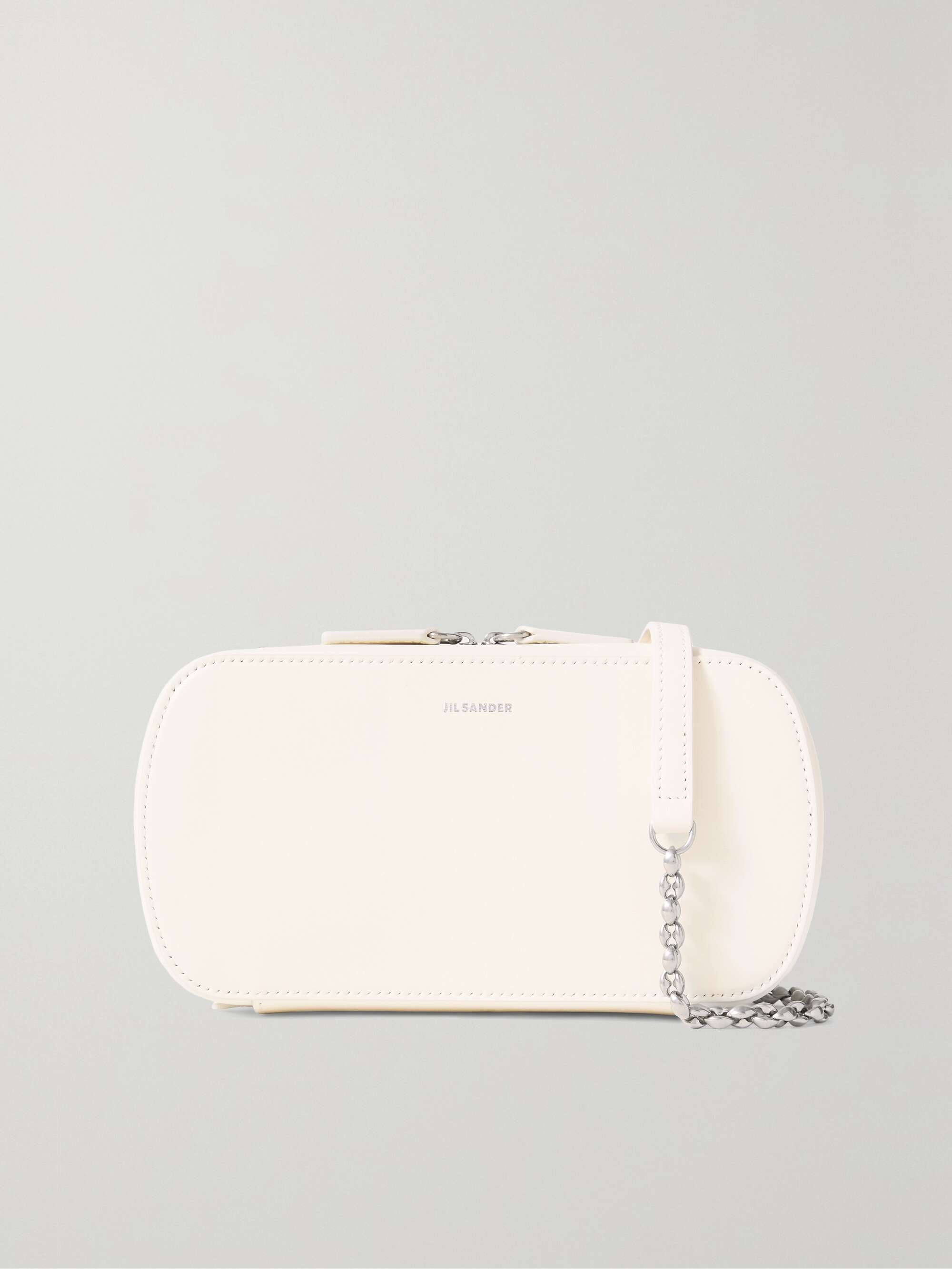 Jil Sander Small Leather Journal Shoulder Bag