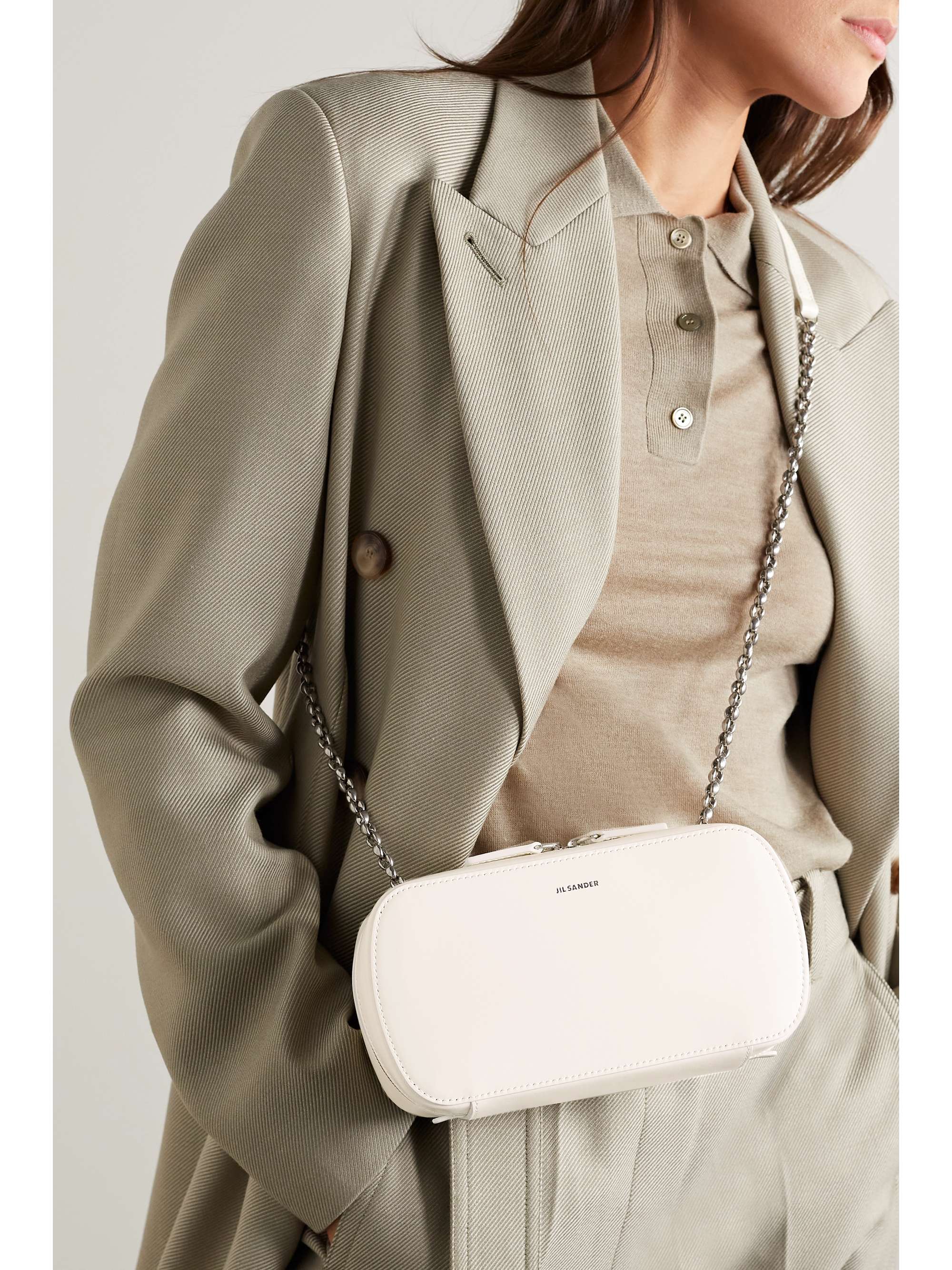 JIL SANDER Leather shoulder bag