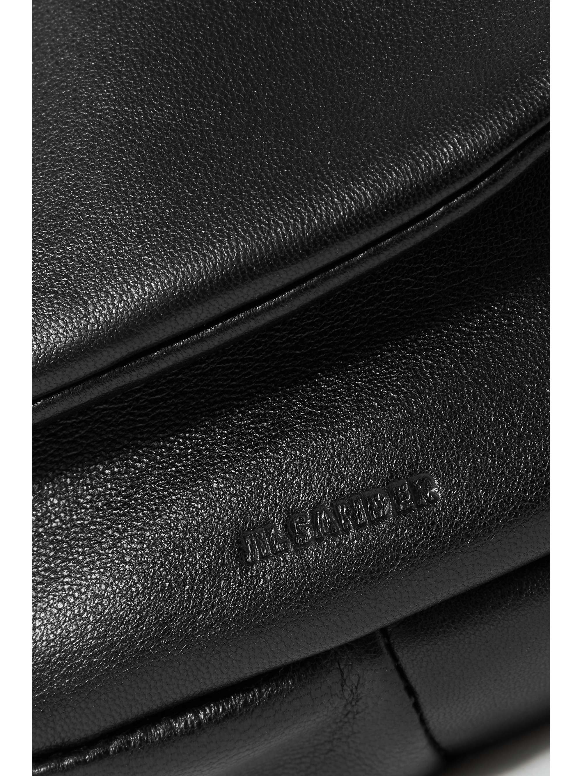 JIL SANDER Embellished leather clutch