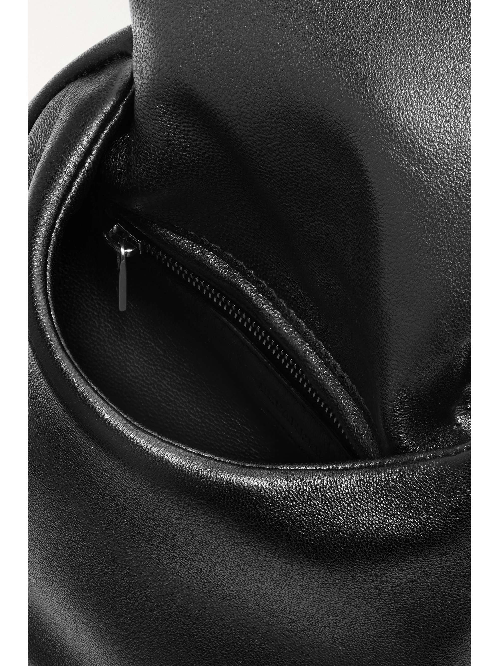 JIL SANDER Embellished leather clutch