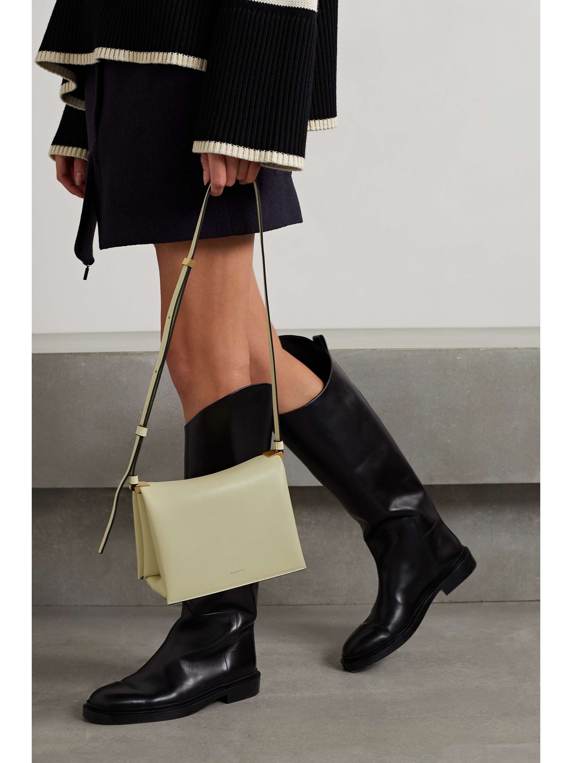 WANDLER Uma leather shoulder bag