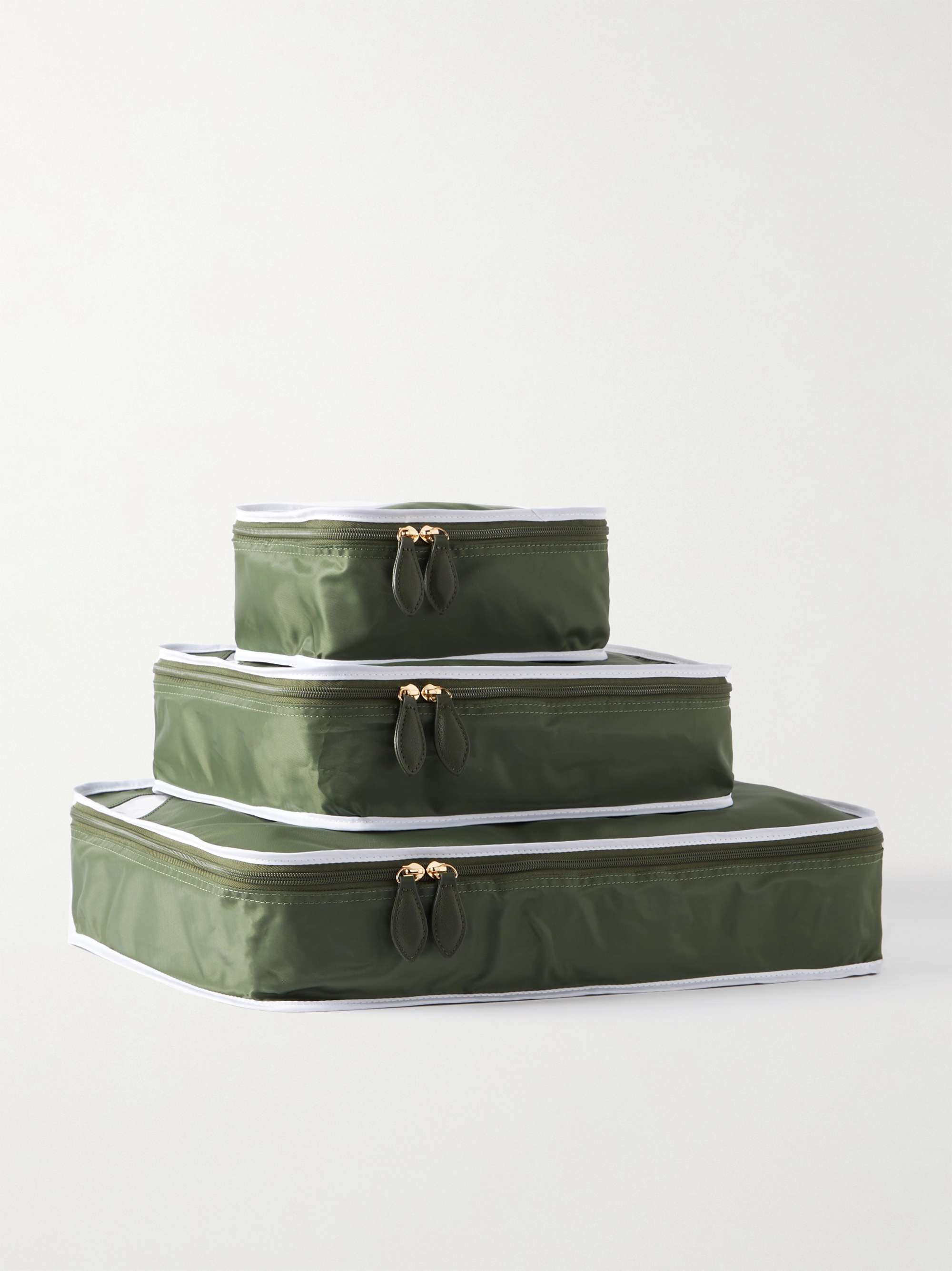 PARAVEL Set of four recycled-nylon packing cubes