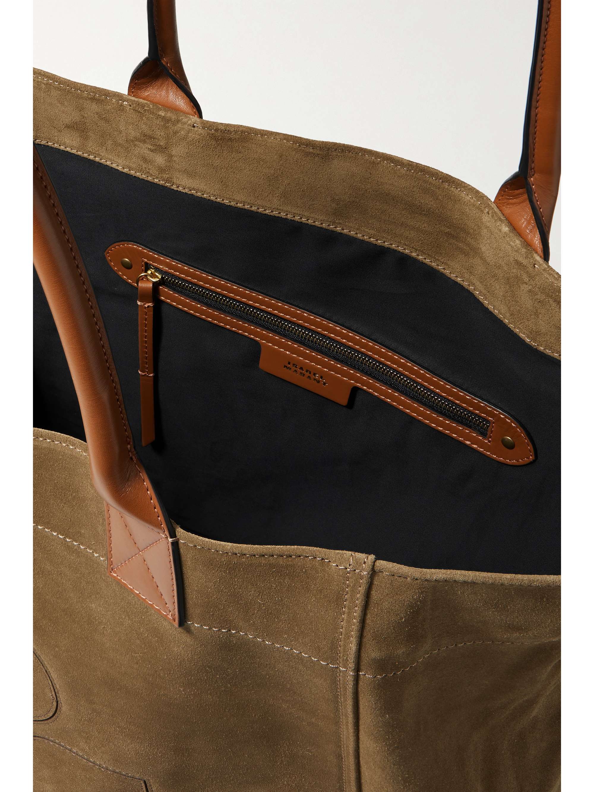 ISABEL MARANT Sac à main en daim à finitions en cuir Yenky