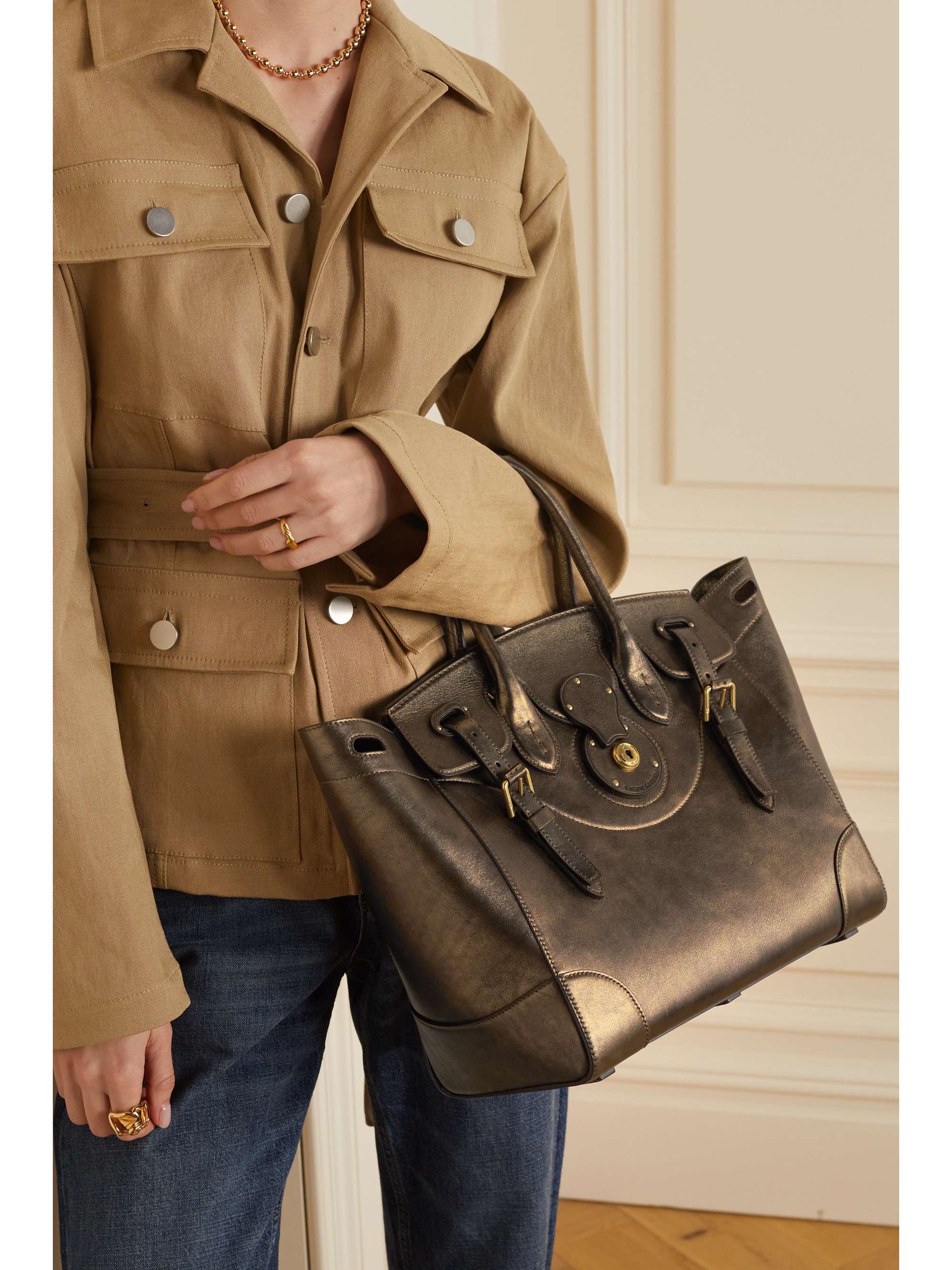 What makes Ralph Lauren's Ricky bag a very expensive fashion item