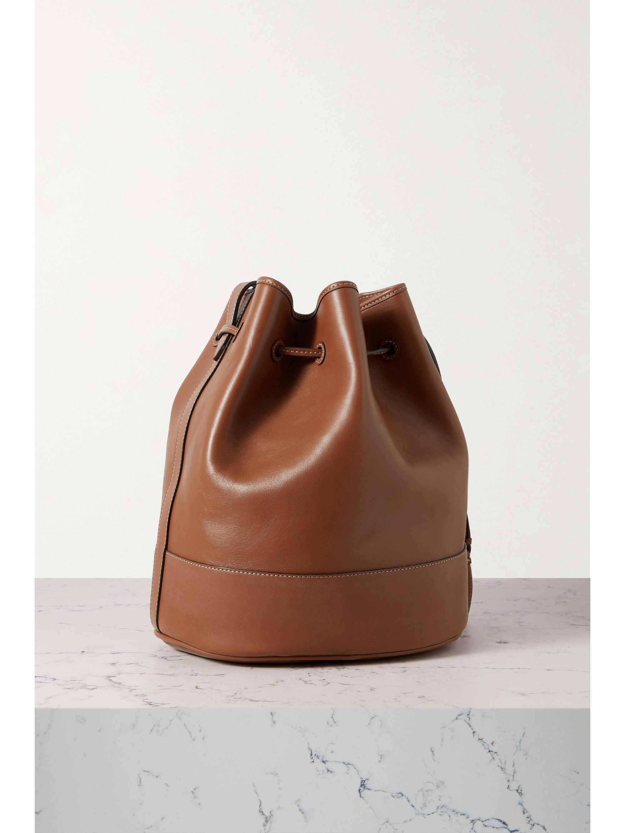 HUNTING SEASON The Extra Large Drawstring leather bucket bag