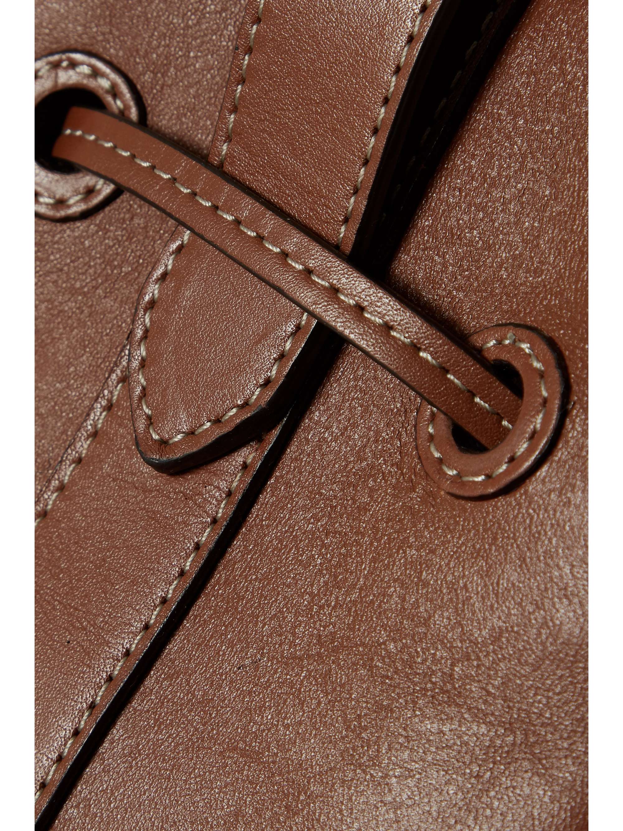 HUNTING SEASON The Extra Large Drawstring leather bucket bag